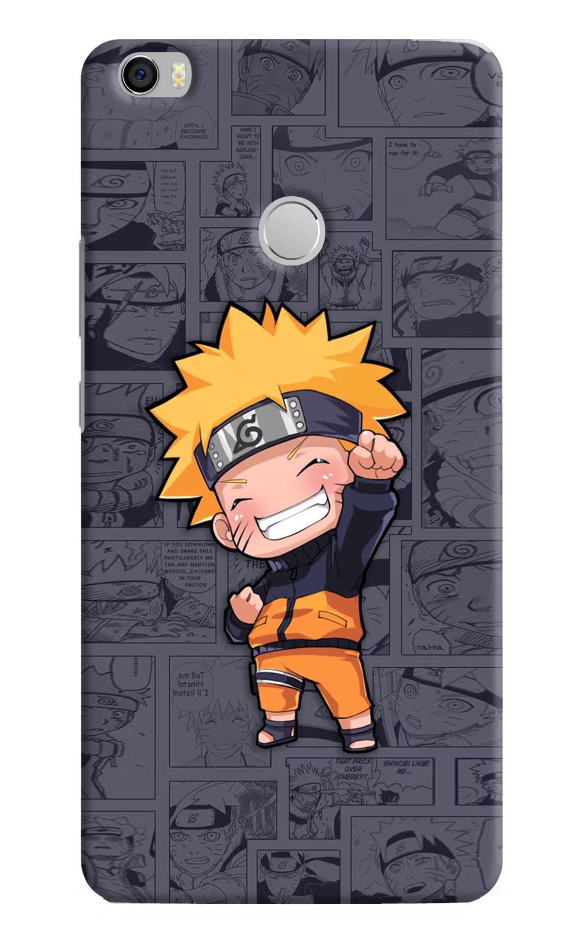 Chota Naruto Mi Max Back Cover - Chota Naruto Mi Max Hard Case Back Cover by Casekaro Chota Naruto Mi Max Hard Case Back Cover by Casekaro