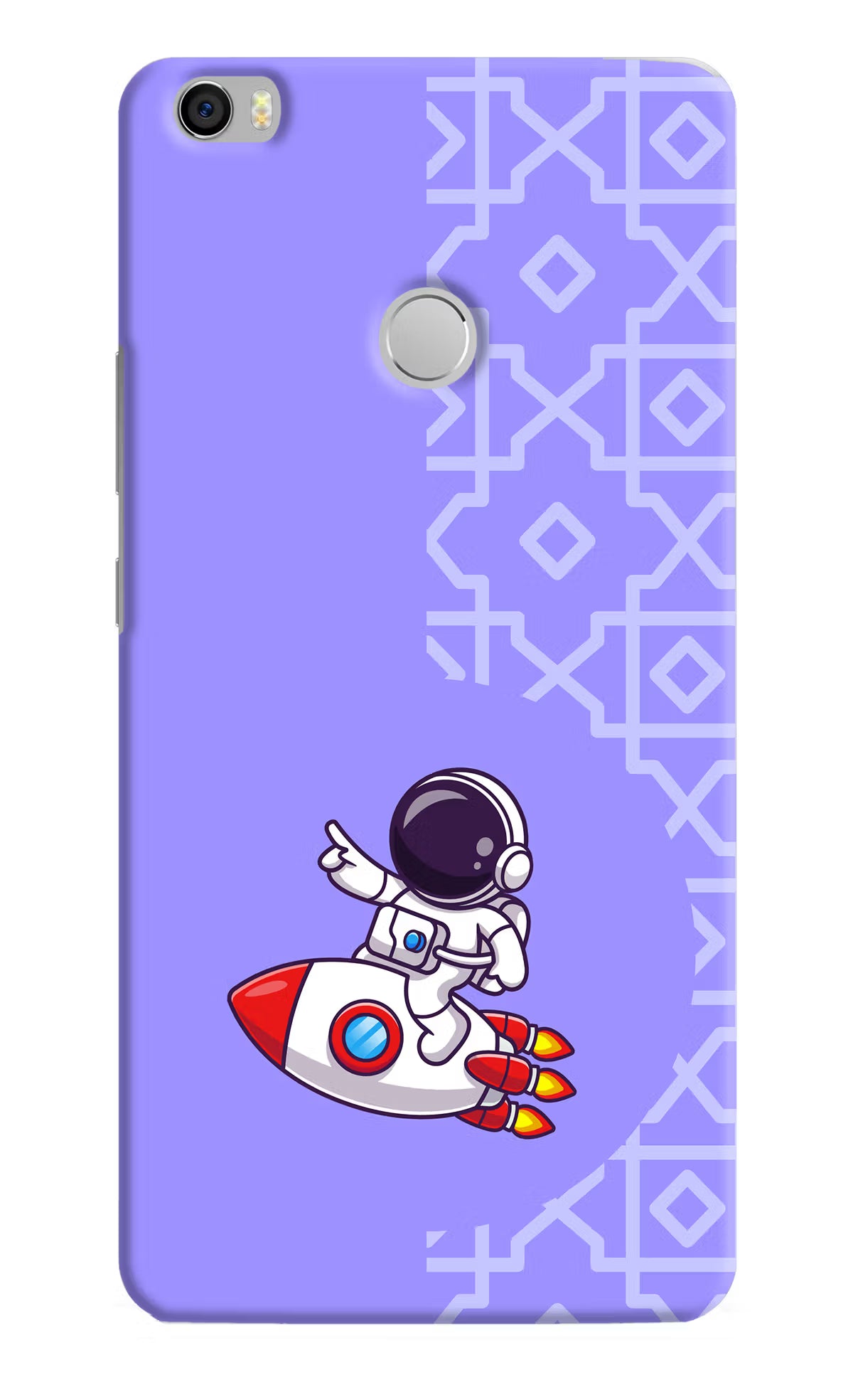 Cute Astronaut Mi Max Back Cover - Cute Astronaut Mi Max Hard Case Back Cover by Casekaro Cute Astronaut Mi Max Hard Case Back Cover by Casekaro