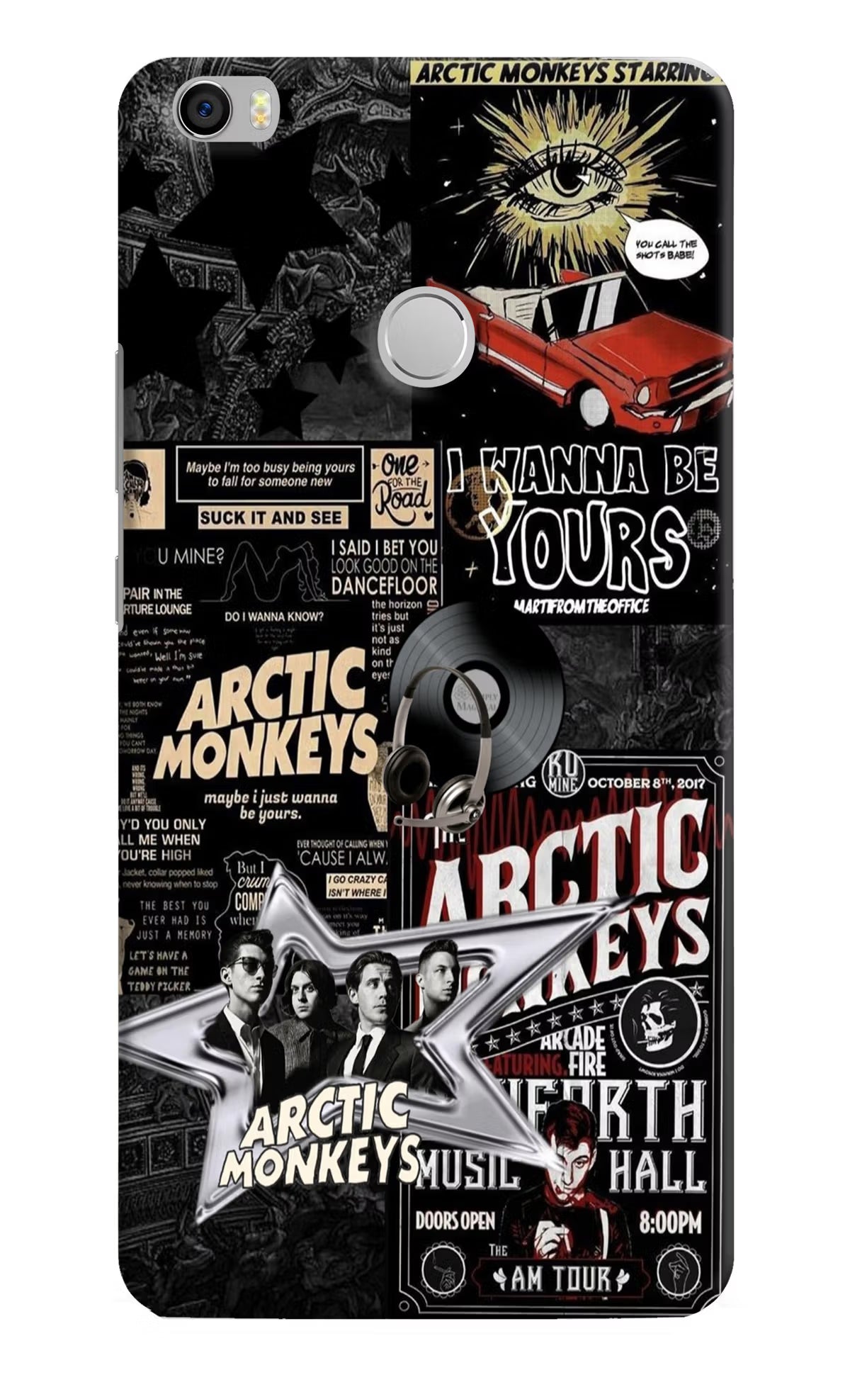 Arctic Monkeys Mi Max Back Cover - Arctic Monkeys Mi Max Hard Case Back Cover by Casekaro Arctic Monkeys Mi Max Hard Case Back Cover by Casekaro