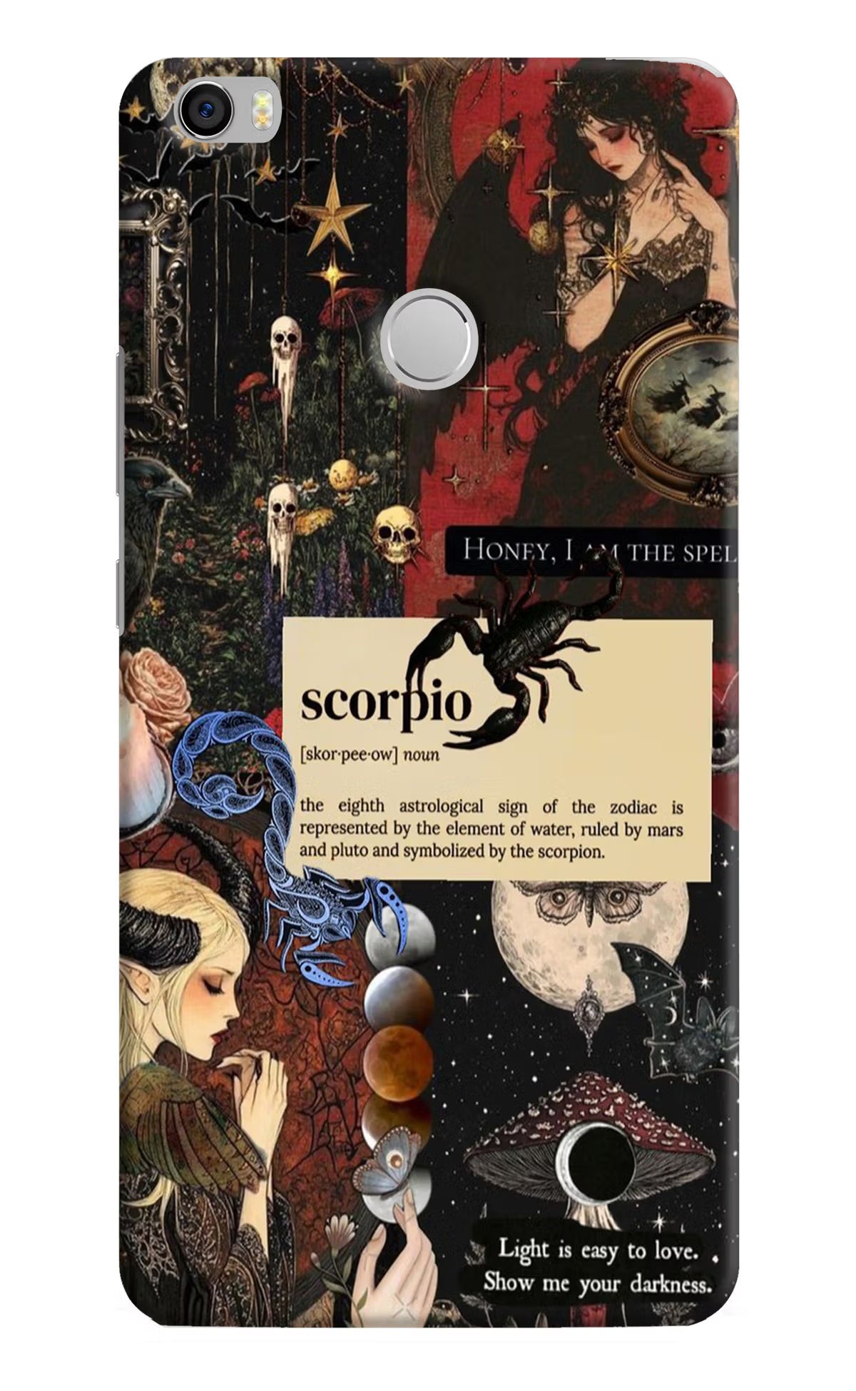 Scorpio Zodiac Mi Max Back Cover - Scorpio Zodiac Mi Max Hard Case Back Cover by Casekaro Scorpio Zodiac Mi Max Hard Case Back Cover by Casekaro