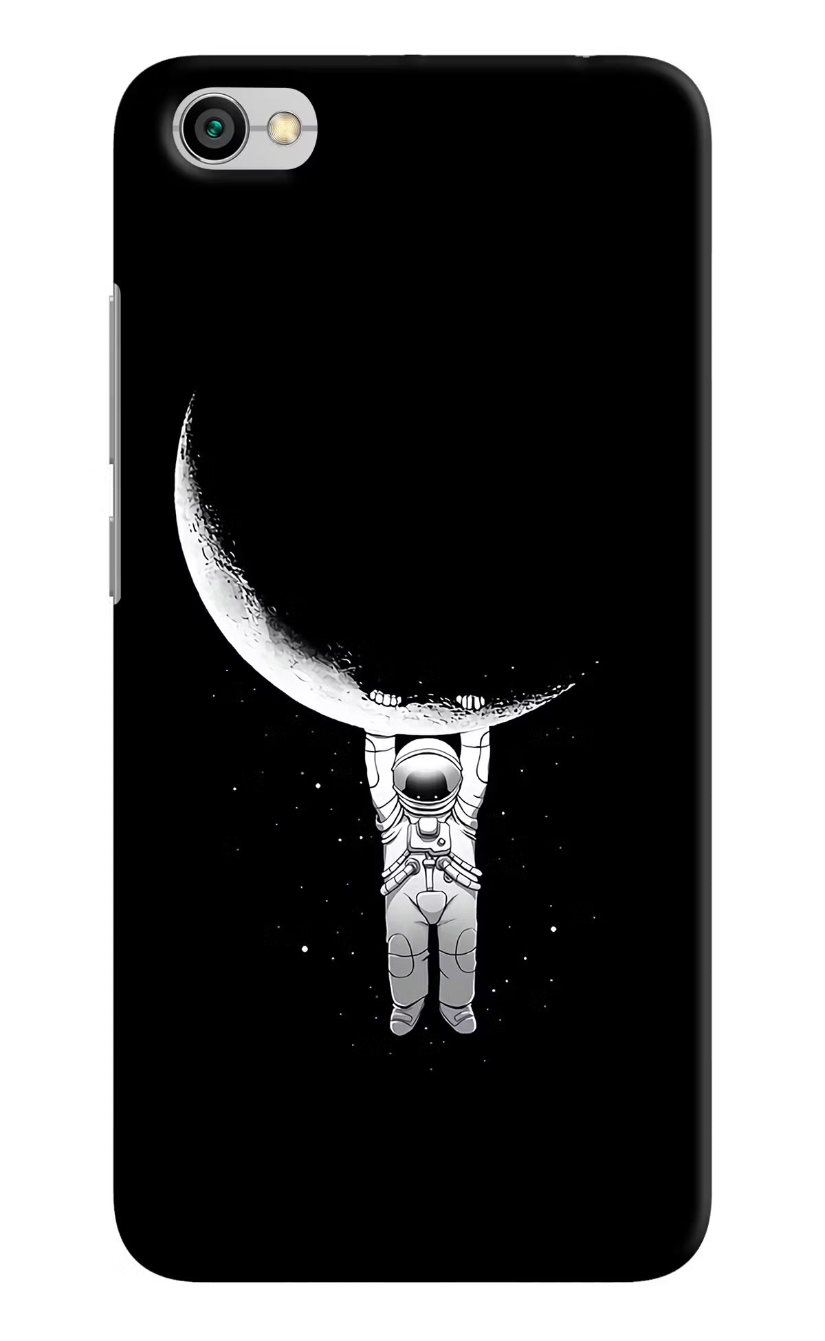 Moon Space Redmi Y1 Lite Back Cover - Moon Space Redmi Y1 Lite Hard Case Back Cover by Casekaro Moon Space Redmi Y1 Lite Hard Case Back Cover by Casekaro