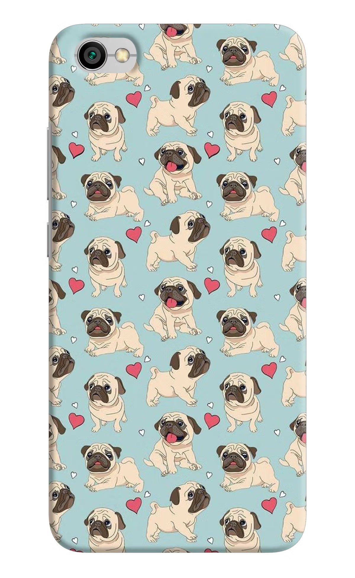 Pug Dog Redmi Y1 Lite Back Cover - Pug Dog Redmi Y1 Lite Hard Case Back Cover by Casekaro Pug Dog Redmi Y1 Lite Hard Case Back Cover by Casekaro