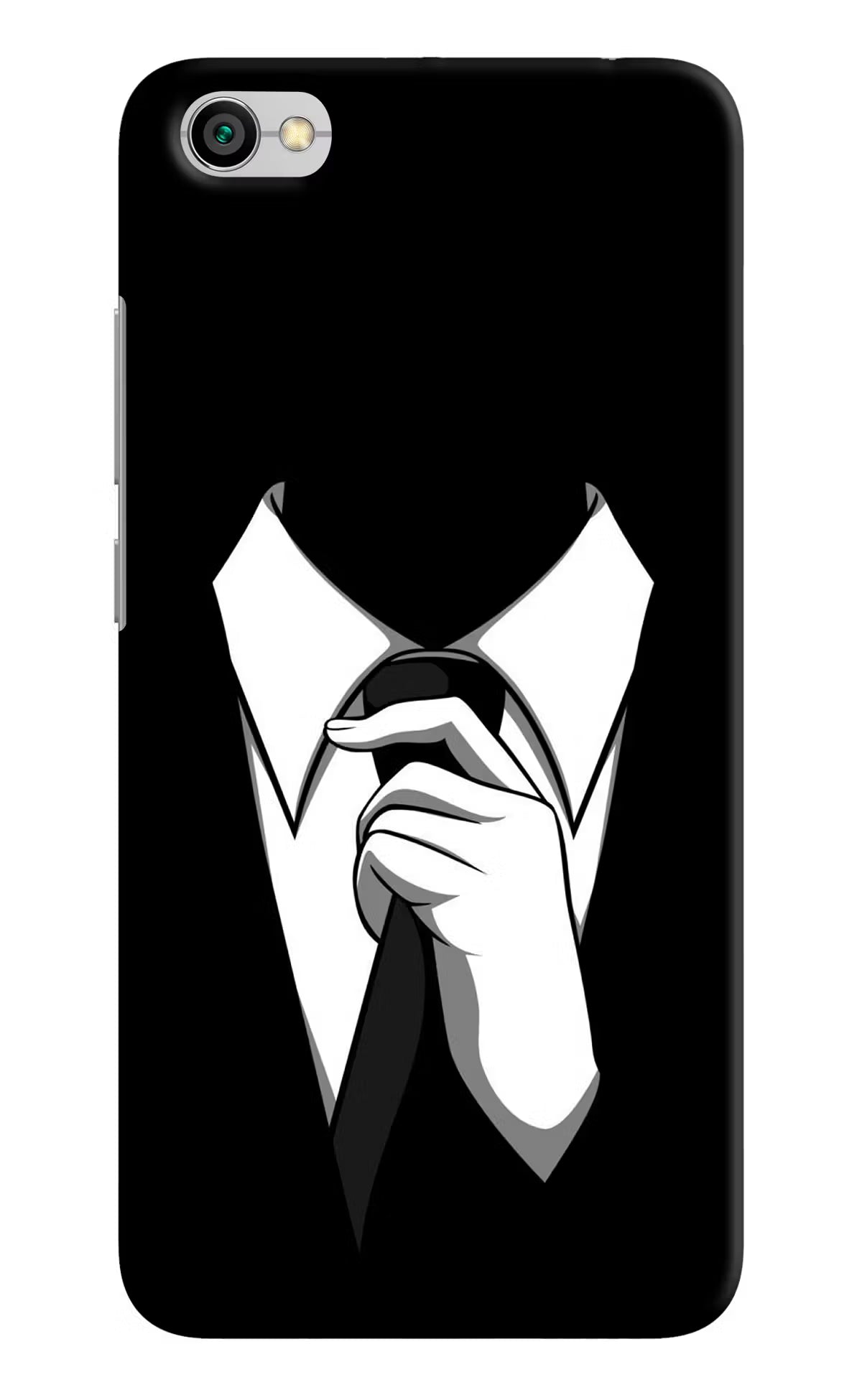 Black Tie Redmi Y1 Lite Back Cover - Black Tie Redmi Y1 Lite Hard Case Back Cover by Casekaro Black Tie Redmi Y1 Lite Hard Case Back Cover by Casekaro