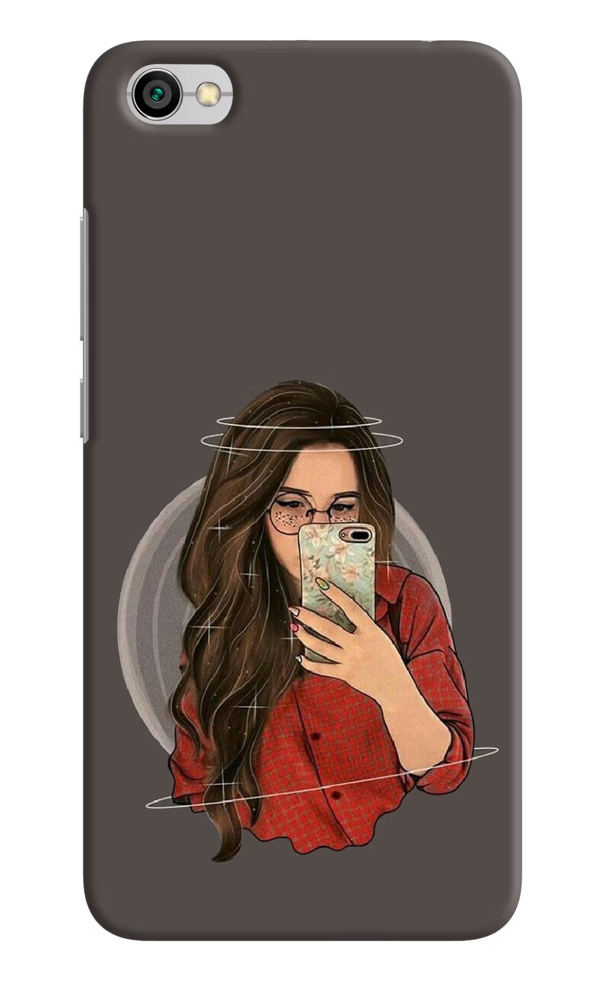 Selfie Queen Redmi Y1 Lite Back Cover - Selfie Queen Redmi Y1 Lite Hard Case Back Cover by Casekaro Selfie Queen Redmi Y1 Lite Hard Case Back Cover by Casekaro