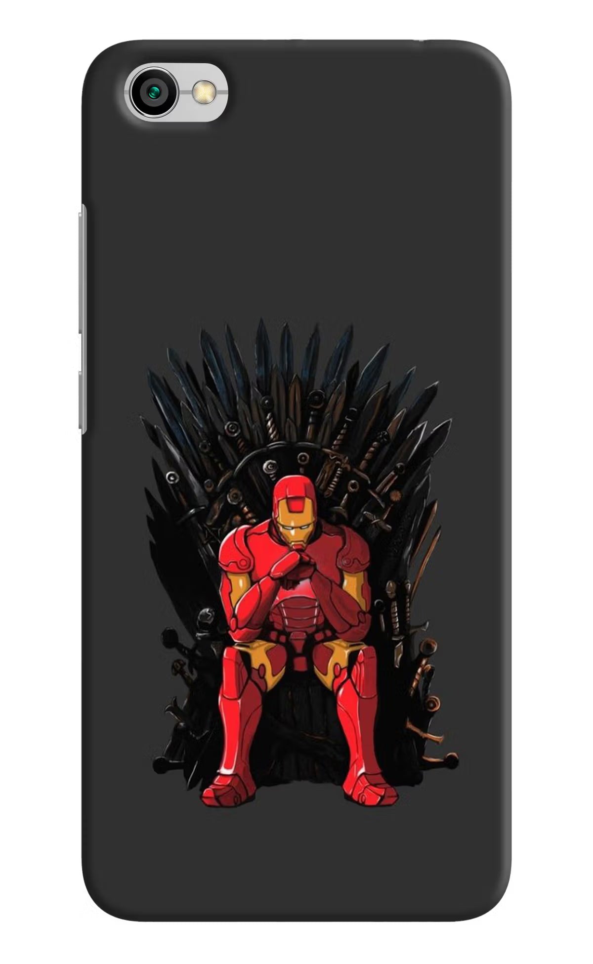 Ironman Throne Redmi Y1 Lite Back Cover - Ironman Throne Redmi Y1 Lite Hard Case Back Cover by Casekaro Ironman Throne Redmi Y1 Lite Hard Case Back Cover by Casekaro