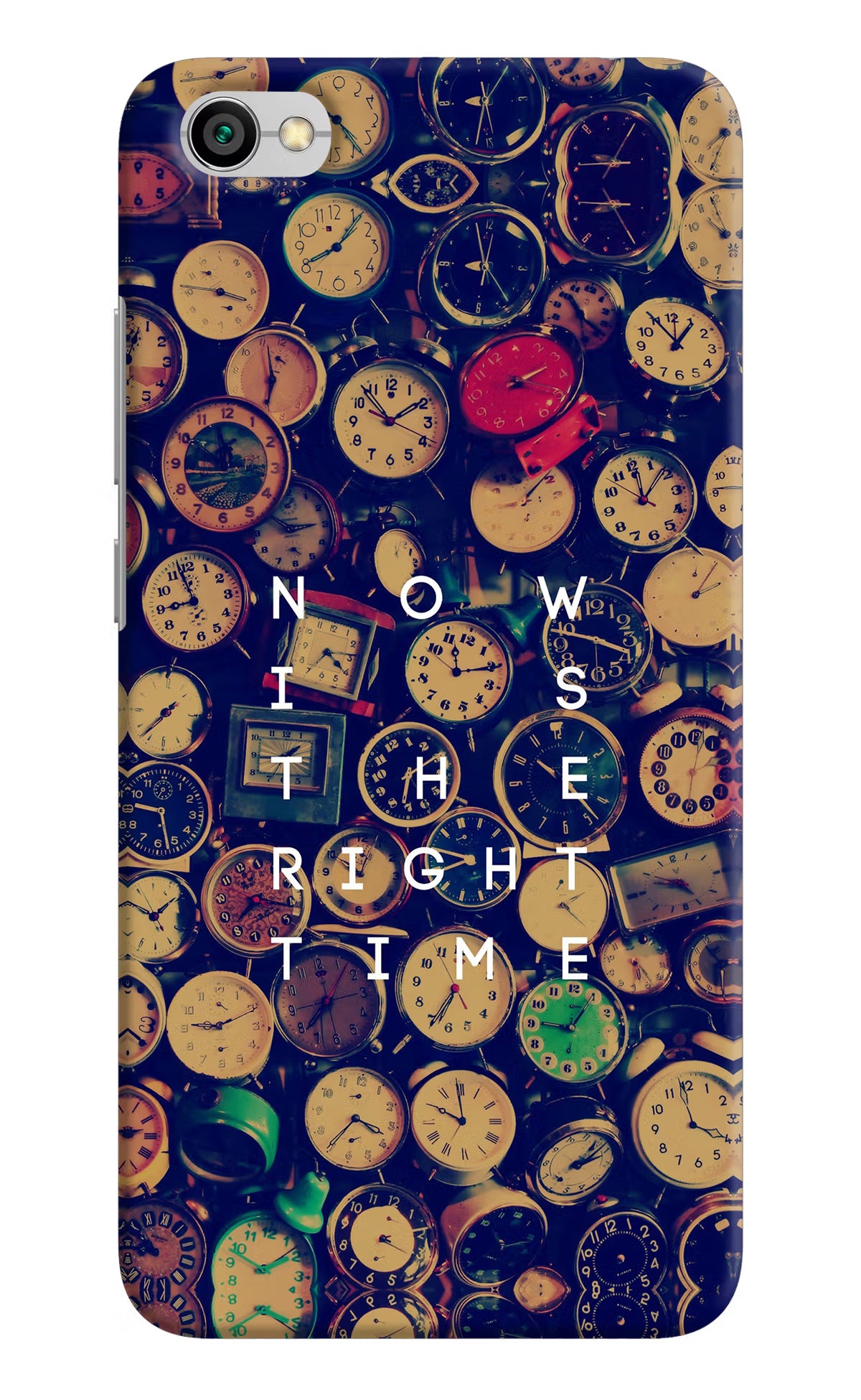 Now is the Right Time Quote Redmi Y1 Lite Back Cover - Now is the Right Time Quote Redmi Y1 Lite Hard Case Back Cover by Casekaro Now is the Right Time Quote Redmi Y1 Lite Hard Case Back Cover by Casekaro