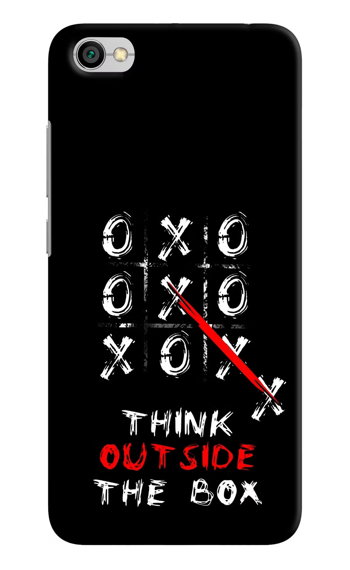 Think out of the BOX Redmi Y1 Lite Back Cover - Think out of the BOX Redmi Y1 Lite Hard Case Back Cover by Casekaro Think out of the BOX Redmi Y1 Lite Hard Case Back Cover by Casekaro