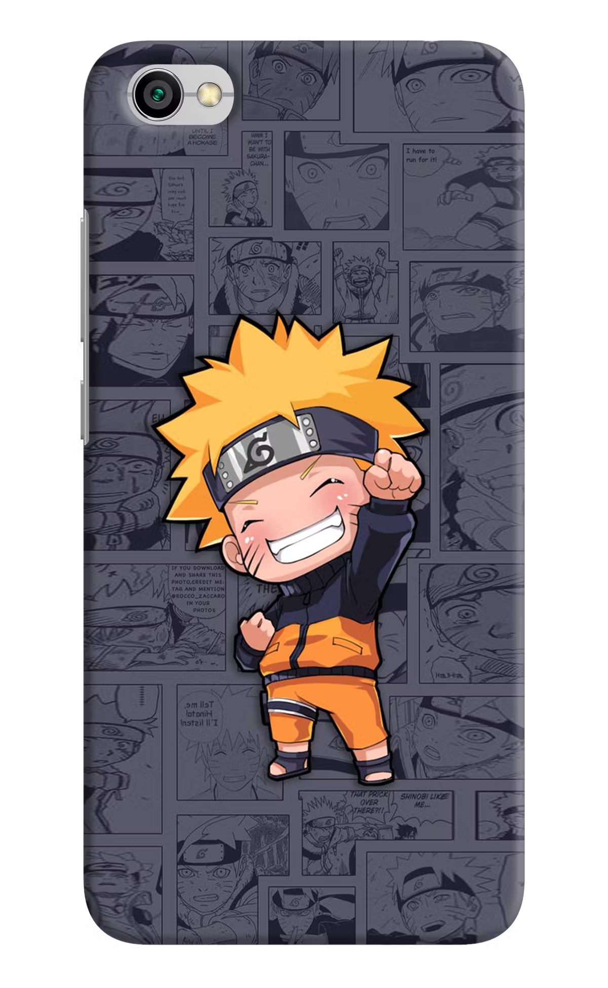 Chota Naruto Redmi Y1 Lite Back Cover - Chota Naruto Redmi Y1 Lite Hard Case Back Cover by Casekaro Chota Naruto Redmi Y1 Lite Hard Case Back Cover by Casekaro