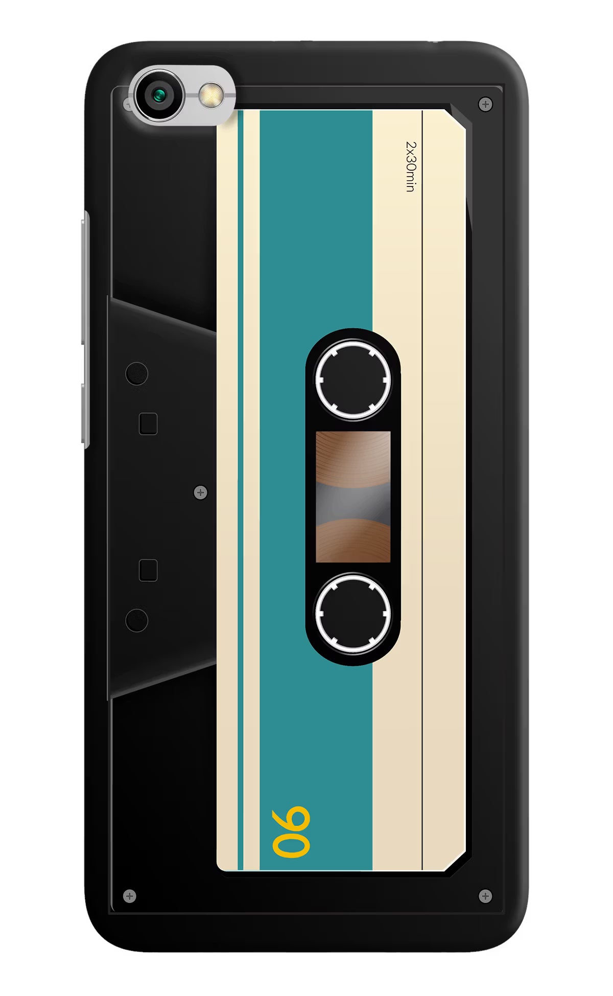 Cassette Redmi Y1 Lite Back Cover - Cassette Redmi Y1 Lite Hard Case Back Cover by Casekaro Cassette Redmi Y1 Lite Hard Case Back Cover by Casekaro