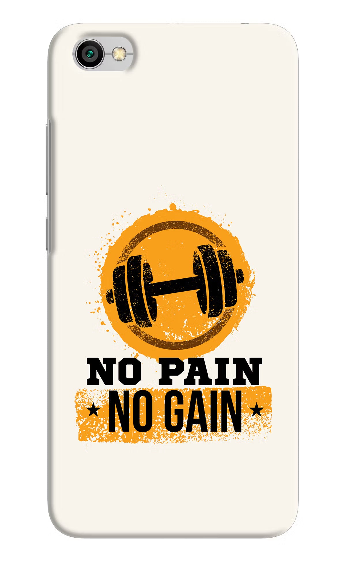 No Pain No Gain Redmi Y1 Lite Back Cover - No Pain No Gain Redmi Y1 Lite Hard Case Back Cover by Casekaro No Pain No Gain Redmi Y1 Lite Hard Case Back Cover by Casekaro