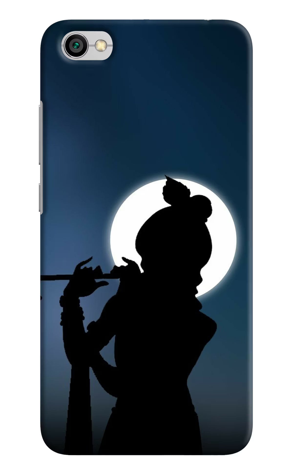 Shri Krishna Silhouette Redmi Y1 Lite Back Cover - Shri Krishna Silhouette Redmi Y1 Lite Hard Case Back Cover by Casekaro Shri Krishna Silhouette Redmi Y1 Lite Hard Case Back Cover by Casekaro
