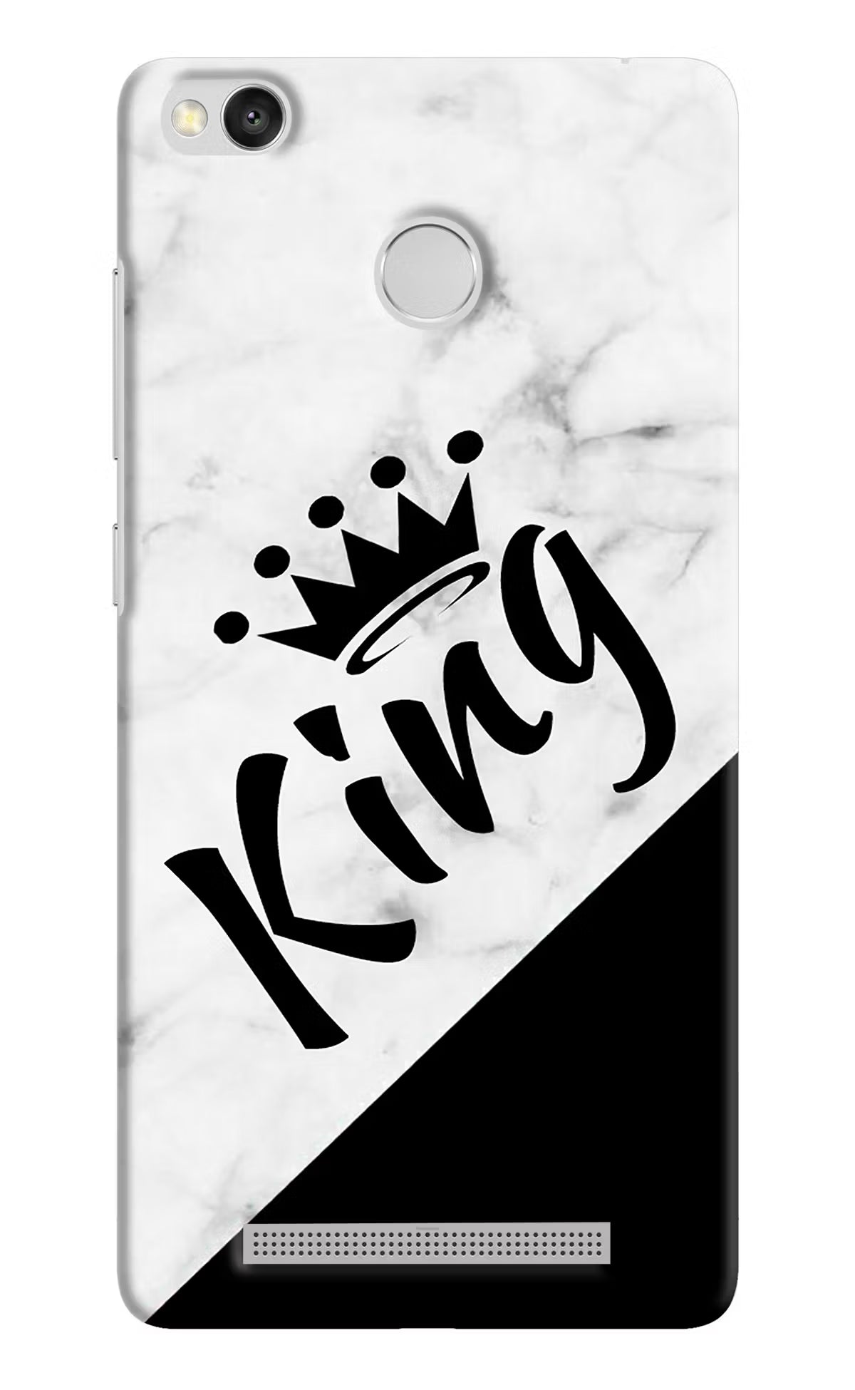 King Redmi 3S Prime Back Cover - King Redmi 3S Prime Hard Case Back Cover by Casekaro King Redmi 3S Prime Hard Case Back Cover by Casekaro