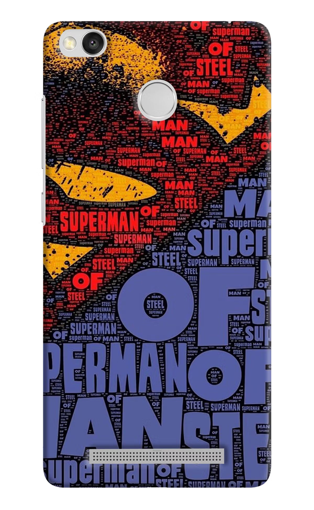Superman Redmi 3S Prime Back Cover - Superman Redmi 3S Prime Hard Case Back Cover by Casekaro Superman Redmi 3S Prime Hard Case Back Cover by Casekaro