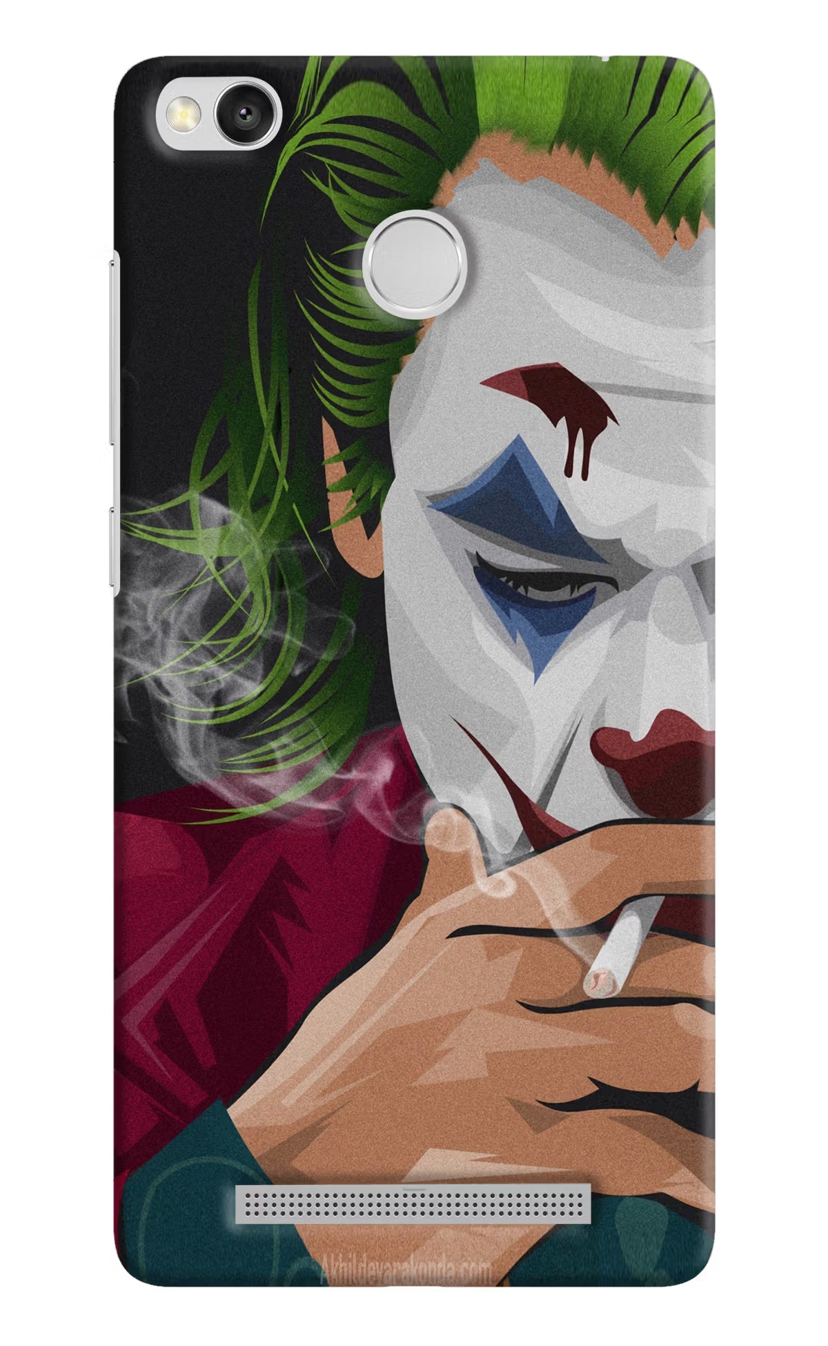 Joker Smoking Redmi 3S Prime Back Cover - Joker Smoking Redmi 3S Prime Hard Case Back Cover by Casekaro Joker Smoking Redmi 3S Prime Hard Case Back Cover by Casekaro