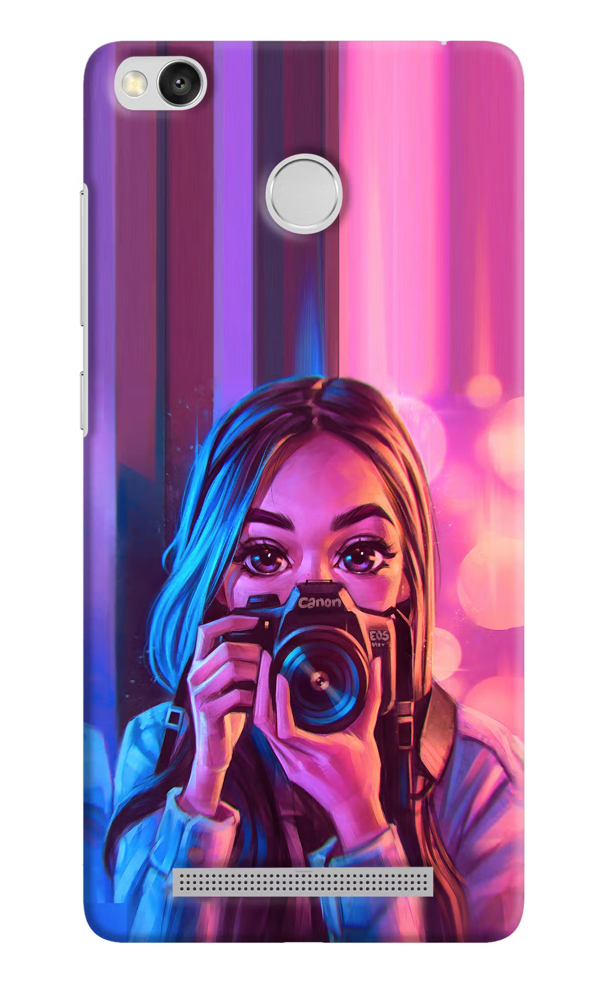 Girl Photographer Redmi 3S Prime Back Cover - Girl Photographer Redmi 3S Prime Hard Case Back Cover by Casekaro Girl Photographer Redmi 3S Prime Hard Case Back Cover by Casekaro