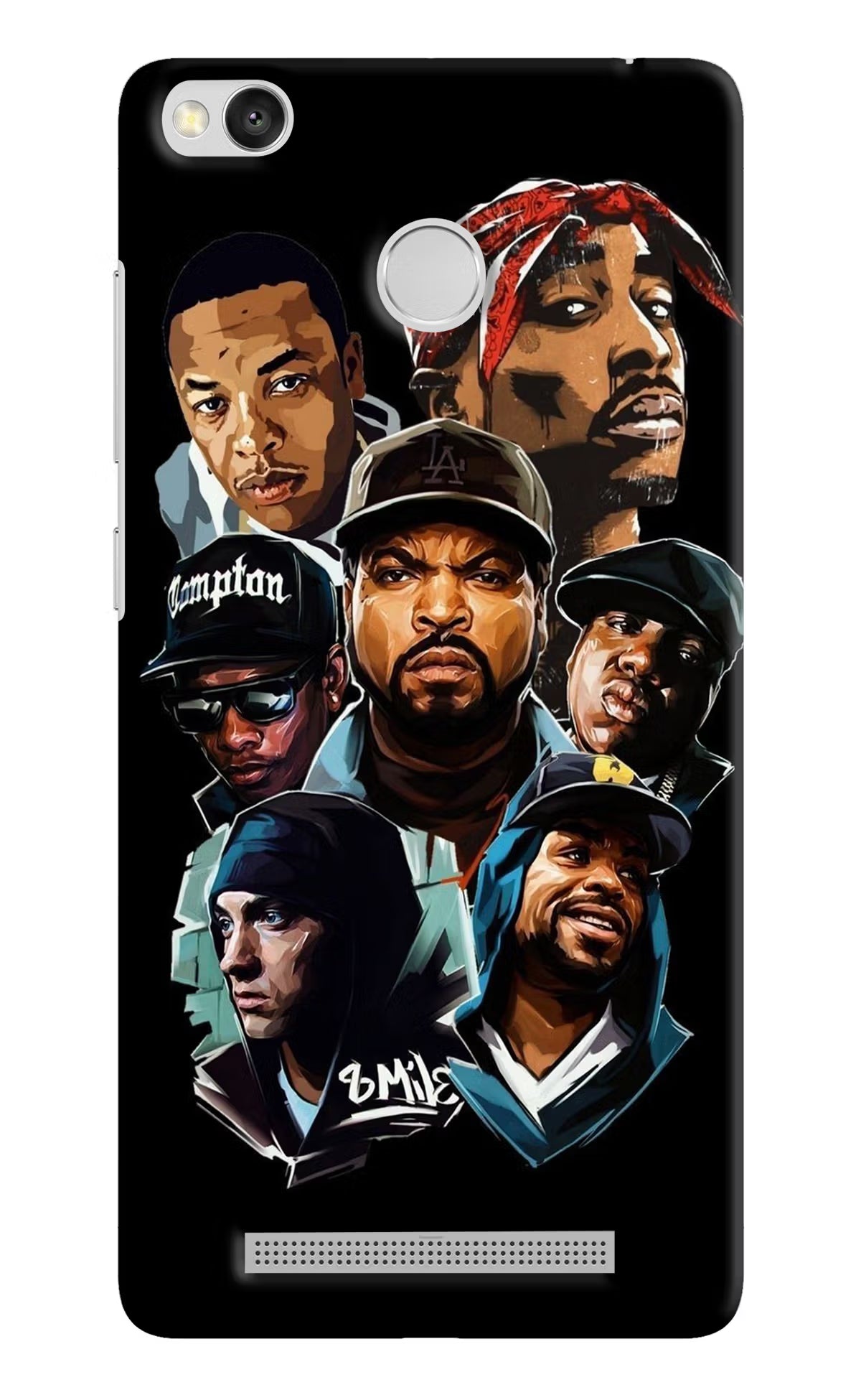 Rappers Redmi 3S Prime Back Cover - Rappers Redmi 3S Prime Hard Case Back Cover by Casekaro Rappers Redmi 3S Prime Hard Case Back Cover by Casekaro