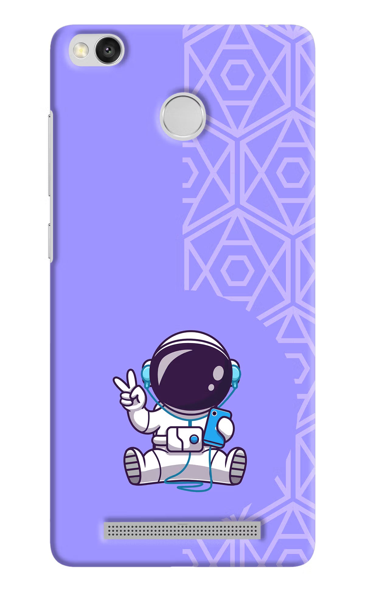 Cute Astronaut Chilling Redmi 3S Prime Back Cover - Cute Astronaut Chilling Redmi 3S Prime Hard Case Back Cover by Casekaro Cute Astronaut Chilling Redmi 3S Prime Hard Case Back Cover by Casekaro