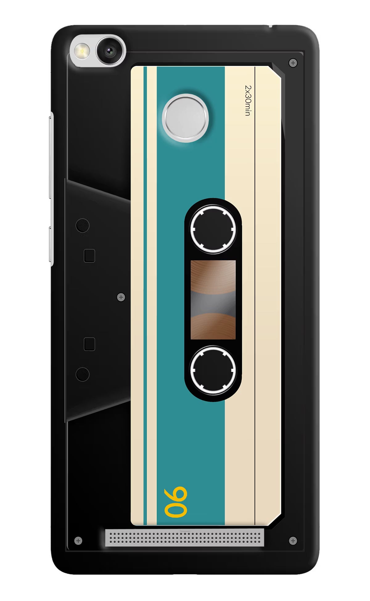 Cassette Redmi 3S Prime Back Cover - Cassette Redmi 3S Prime Hard Case Back Cover by Casekaro Cassette Redmi 3S Prime Hard Case Back Cover by Casekaro