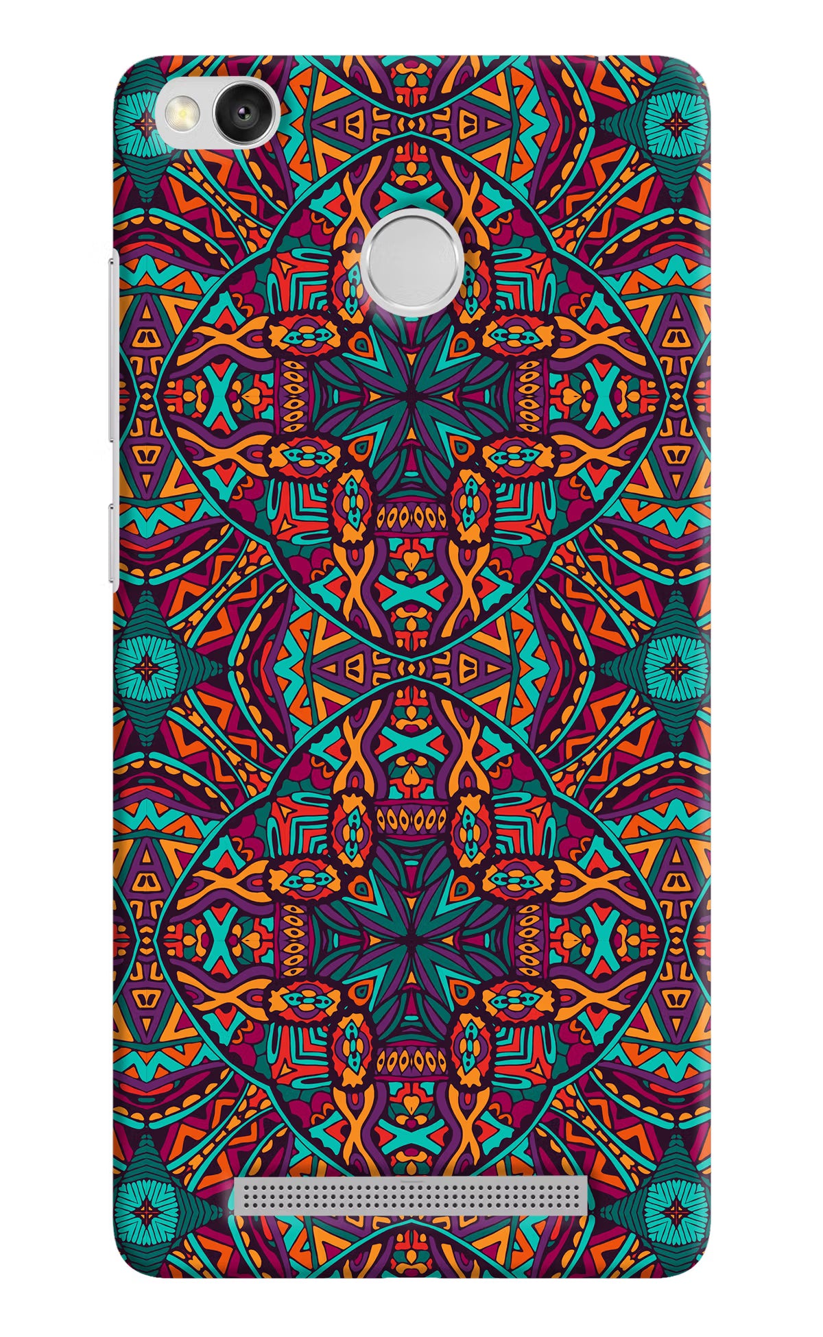 Colour Mandala Redmi 3S Prime Back Cover - Colour Mandala Redmi 3S Prime Hard Case Back Cover by Casekaro Colour Mandala Redmi 3S Prime Hard Case Back Cover by Casekaro