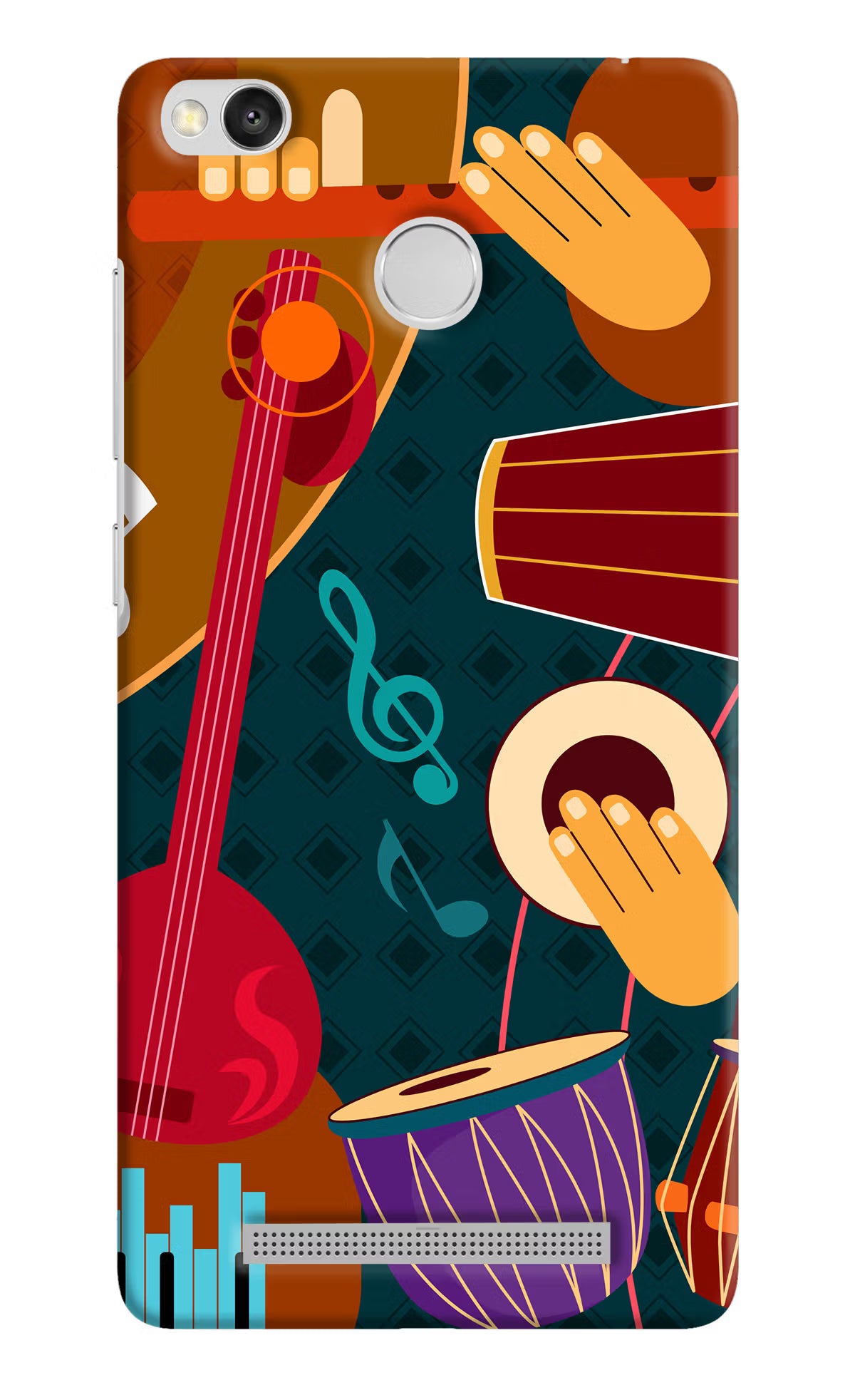 Music Instrument Redmi 3S Prime Back Cover - Music Instrument Redmi 3S Prime Hard Case Back Cover by Casekaro Music Instrument Redmi 3S Prime Hard Case Back Cover by Casekaro