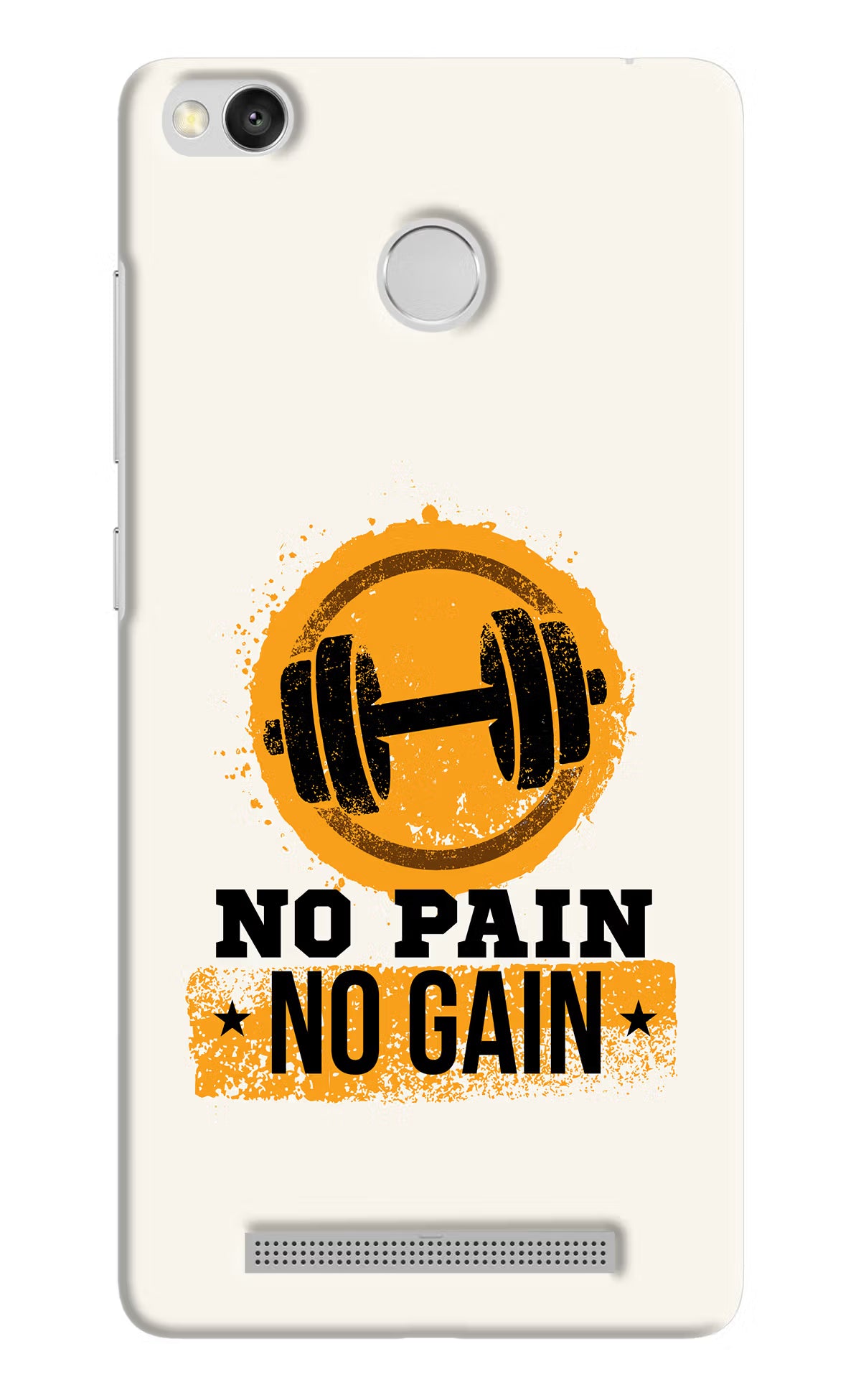 No Pain No Gain Redmi 3S Prime Back Cover - No Pain No Gain Redmi 3S Prime Hard Case Back Cover by Casekaro No Pain No Gain Redmi 3S Prime Hard Case Back Cover by Casekaro