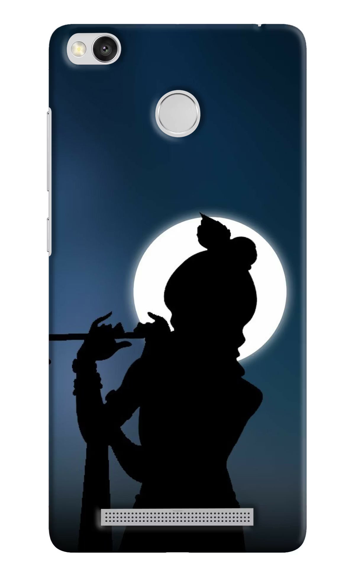 Shri Krishna Silhouette Redmi 3S Prime Back Cover - Shri Krishna Silhouette Redmi 3S Prime Hard Case Back Cover by Casekaro Shri Krishna Silhouette Redmi 3S Prime Hard Case Back Cover by Casekaro