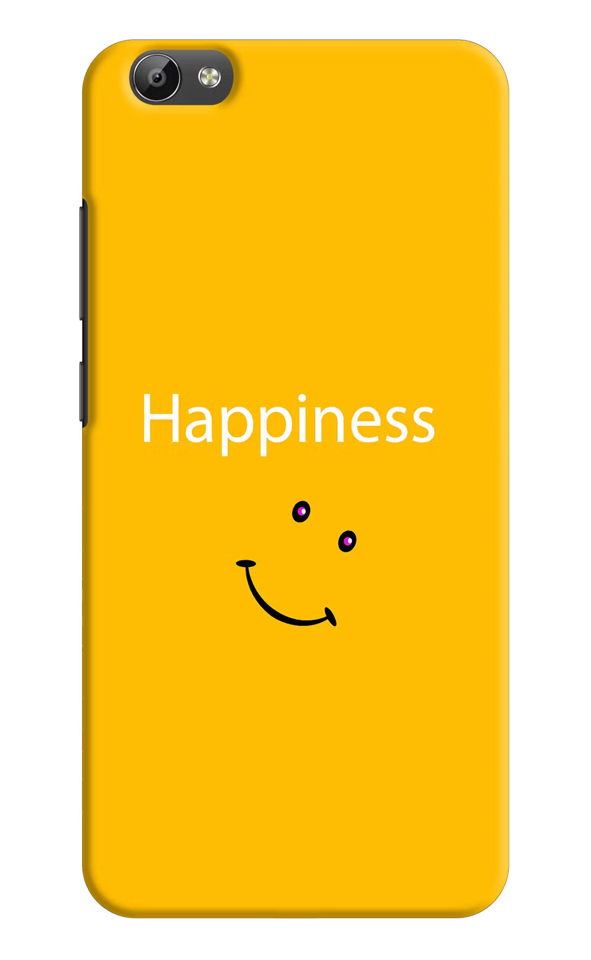 Happiness With Smiley Vivo Y66 Back Cover - Happiness With Smiley Vivo Y66 Hard Case Back Cover by Casekaro Happiness With Smiley Vivo Y66 Hard Case Back Cover by Casekaro