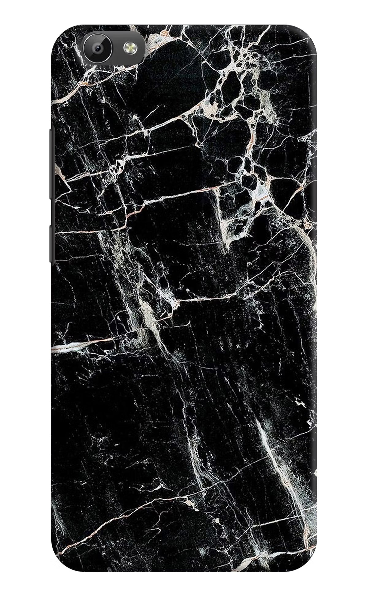Black Marble Texture Vivo Y66 Back Cover - Black Marble Texture Vivo Y66 Hard Case Back Cover by Casekaro Black Marble Texture Vivo Y66 Hard Case Back Cover by Casekaro