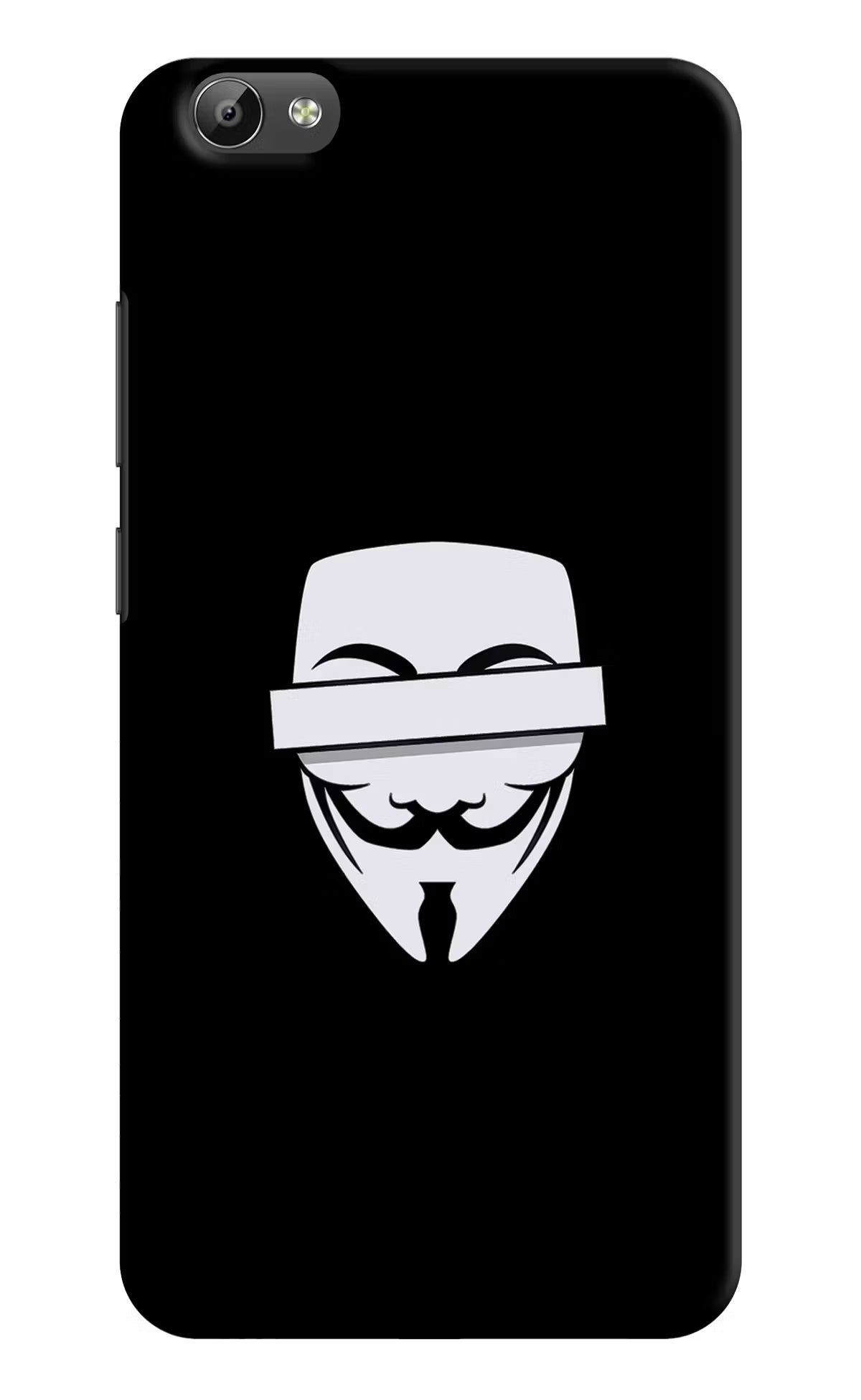 Anonymous Face Vivo Y66 Back Cover - Anonymous Face Vivo Y66 Hard Case Back Cover by Casekaro Anonymous Face Vivo Y66 Hard Case Back Cover by Casekaro