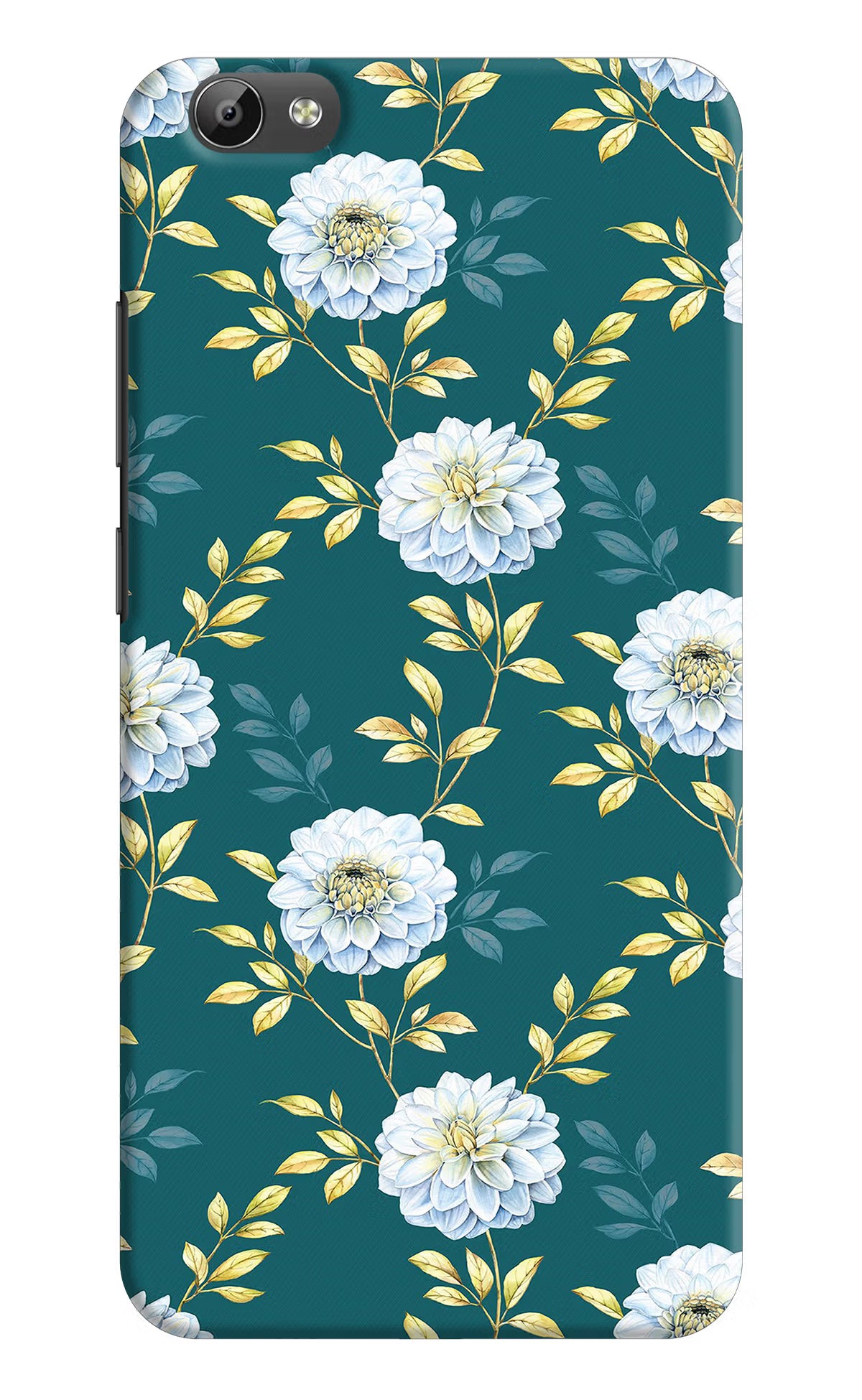 Flowers Vivo Y66 Back Cover - Flowers Vivo Y66 Hard Case Back Cover by Casekaro Flowers Vivo Y66 Hard Case Back Cover by Casekaro