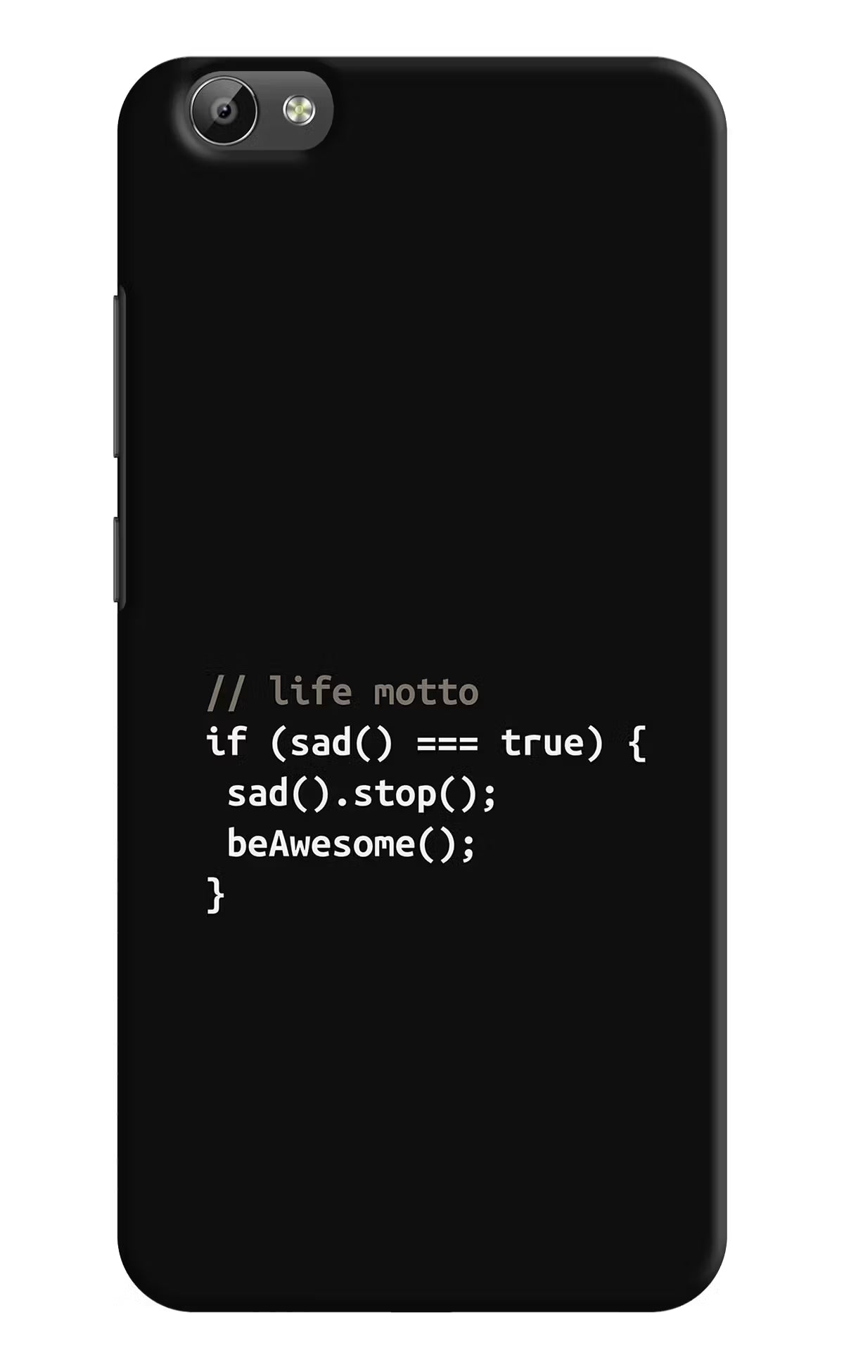 Life Motto Code Vivo Y66 Back Cover - Life Motto Code Vivo Y66 Hard Case Back Cover by Casekaro Life Motto Code Vivo Y66 Hard Case Back Cover by Casekaro