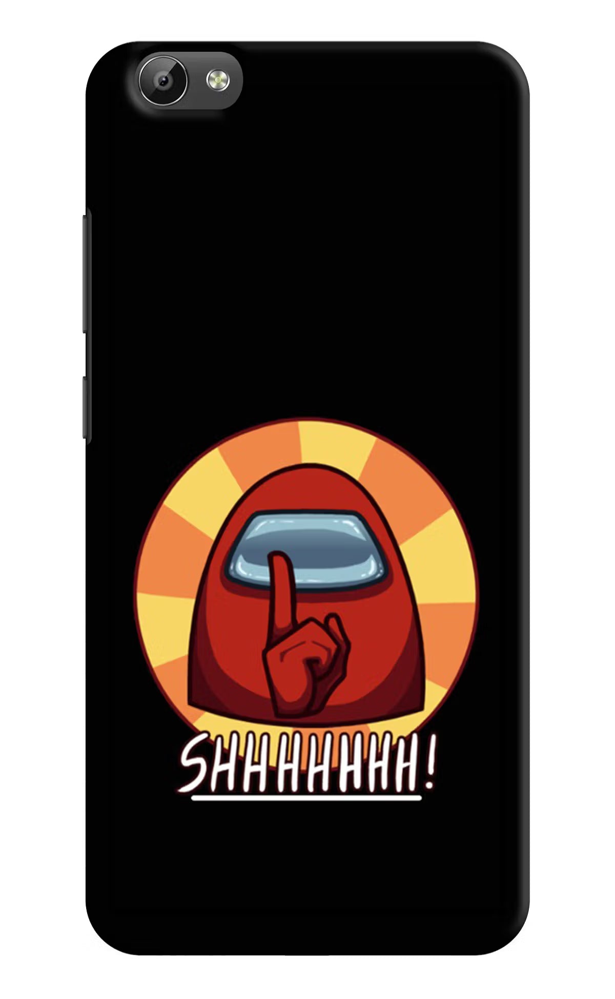 Among Us Shhh! Vivo Y66 Back Cover - Among Us Shhh! Vivo Y66 Hard Case Back Cover by Casekaro Among Us Shhh! Vivo Y66 Hard Case Back Cover by Casekaro