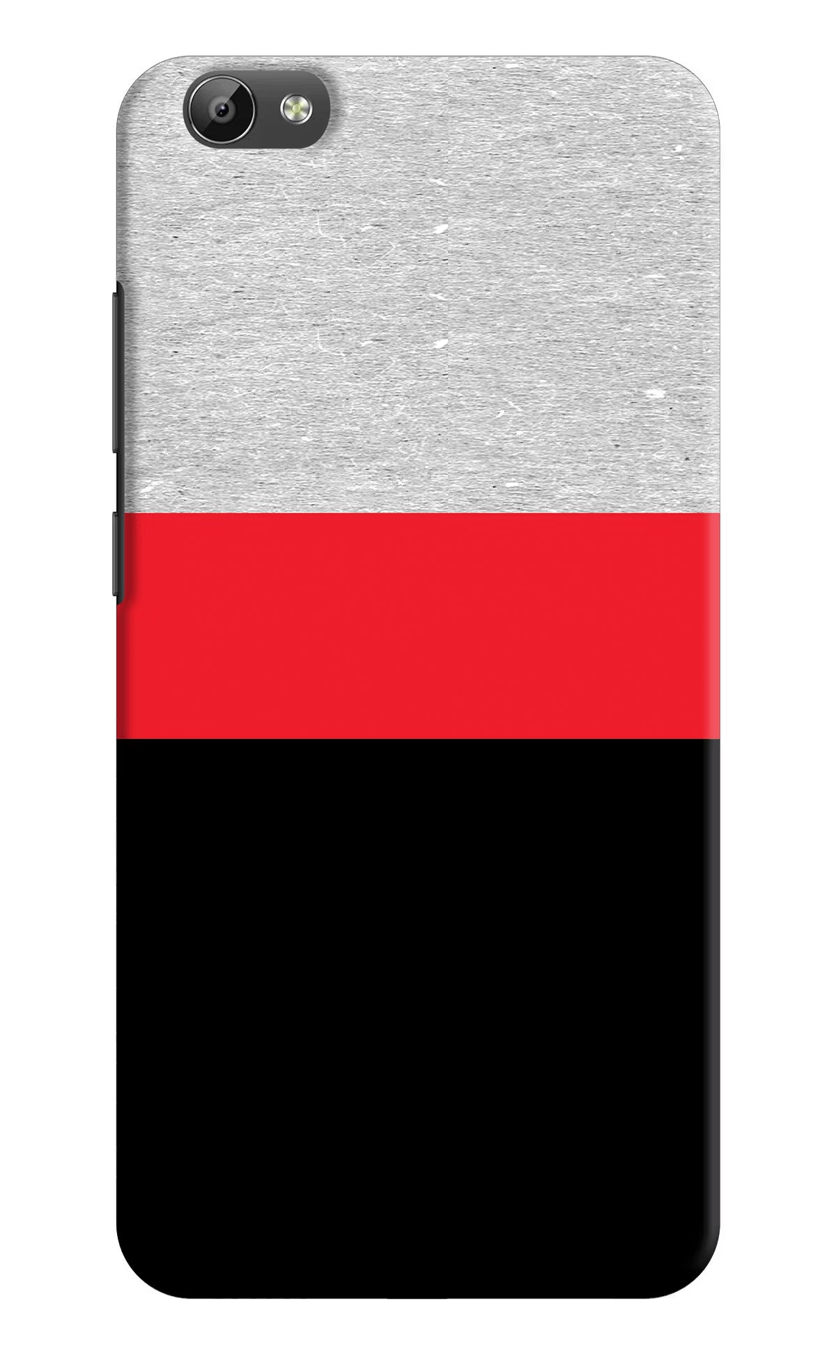 Tri Color Pattern Vivo Y66 Back Cover - Tri Color Pattern Vivo Y66 Hard Case Back Cover by Casekaro Tri Color Pattern Vivo Y66 Hard Case Back Cover by Casekaro