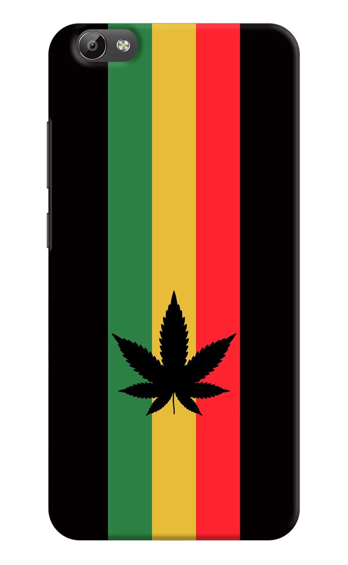 Weed Flag Vivo Y66 Back Cover - Weed Flag Vivo Y66 Hard Case Back Cover by Casekaro Weed Flag Vivo Y66 Hard Case Back Cover by Casekaro