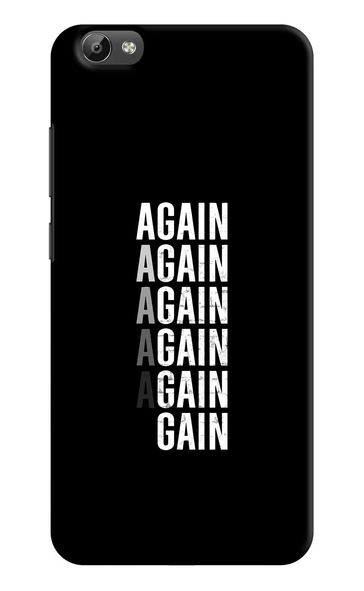 Again Again Gain Vivo Y66 Back Cover - Again Again Gain Vivo Y66 Hard Case Back Cover by Casekaro Again Again Gain Vivo Y66 Hard Case Back Cover by Casekaro