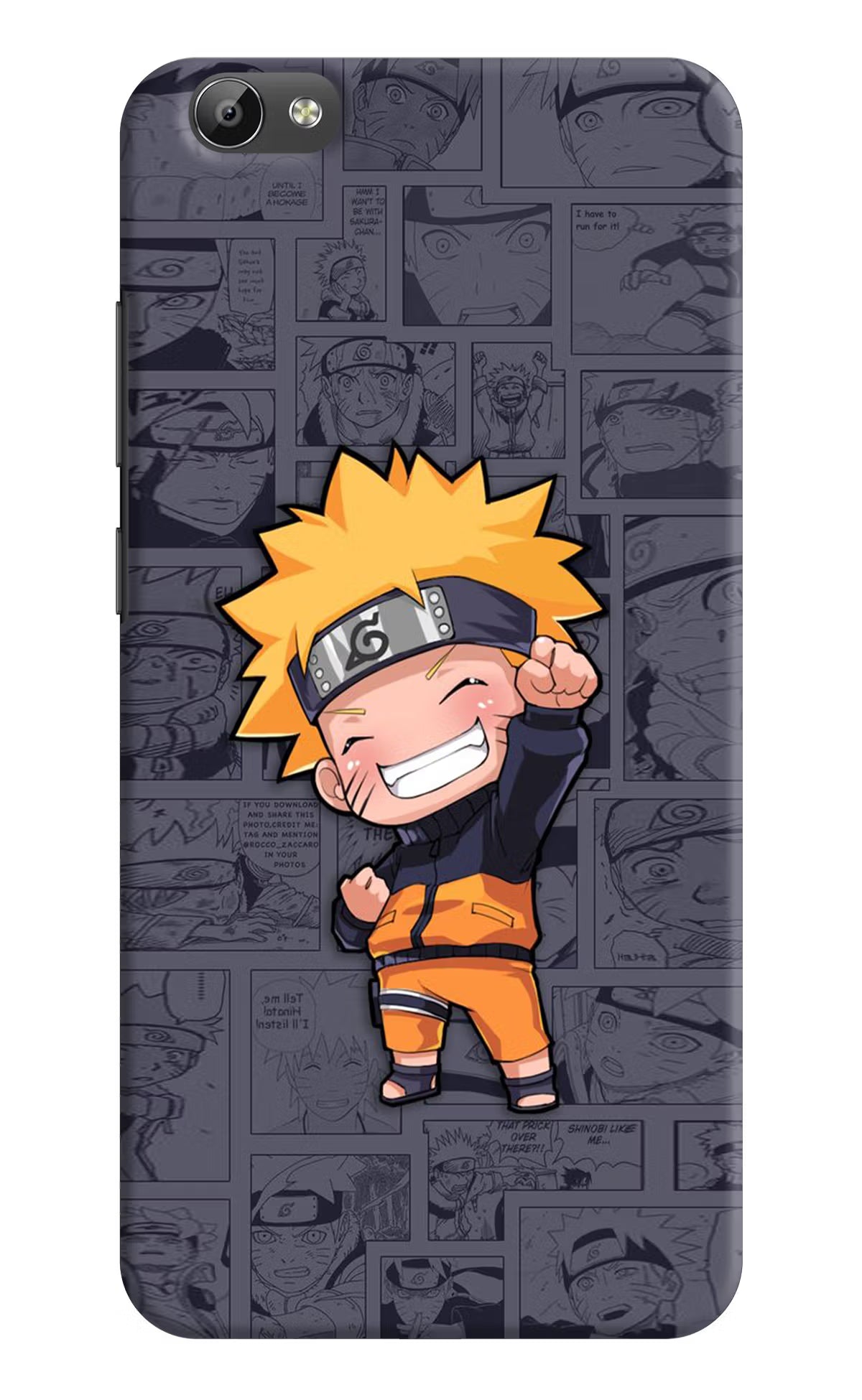 Chota Naruto Vivo Y66 Back Cover - Chota Naruto Vivo Y66 Hard Case Back Cover by Casekaro Chota Naruto Vivo Y66 Hard Case Back Cover by Casekaro