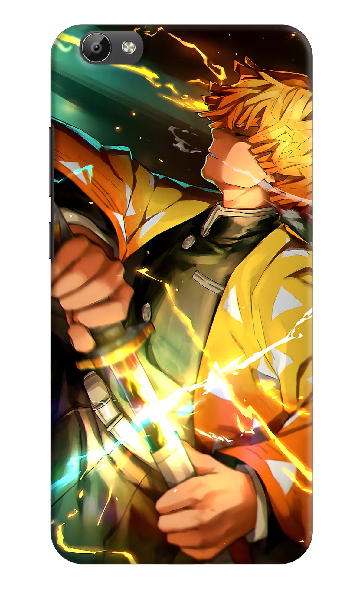 Demon Slayer Vivo Y66 Back Cover - Demon Slayer Vivo Y66 Hard Case Back Cover by Casekaro Demon Slayer Vivo Y66 Hard Case Back Cover by Casekaro