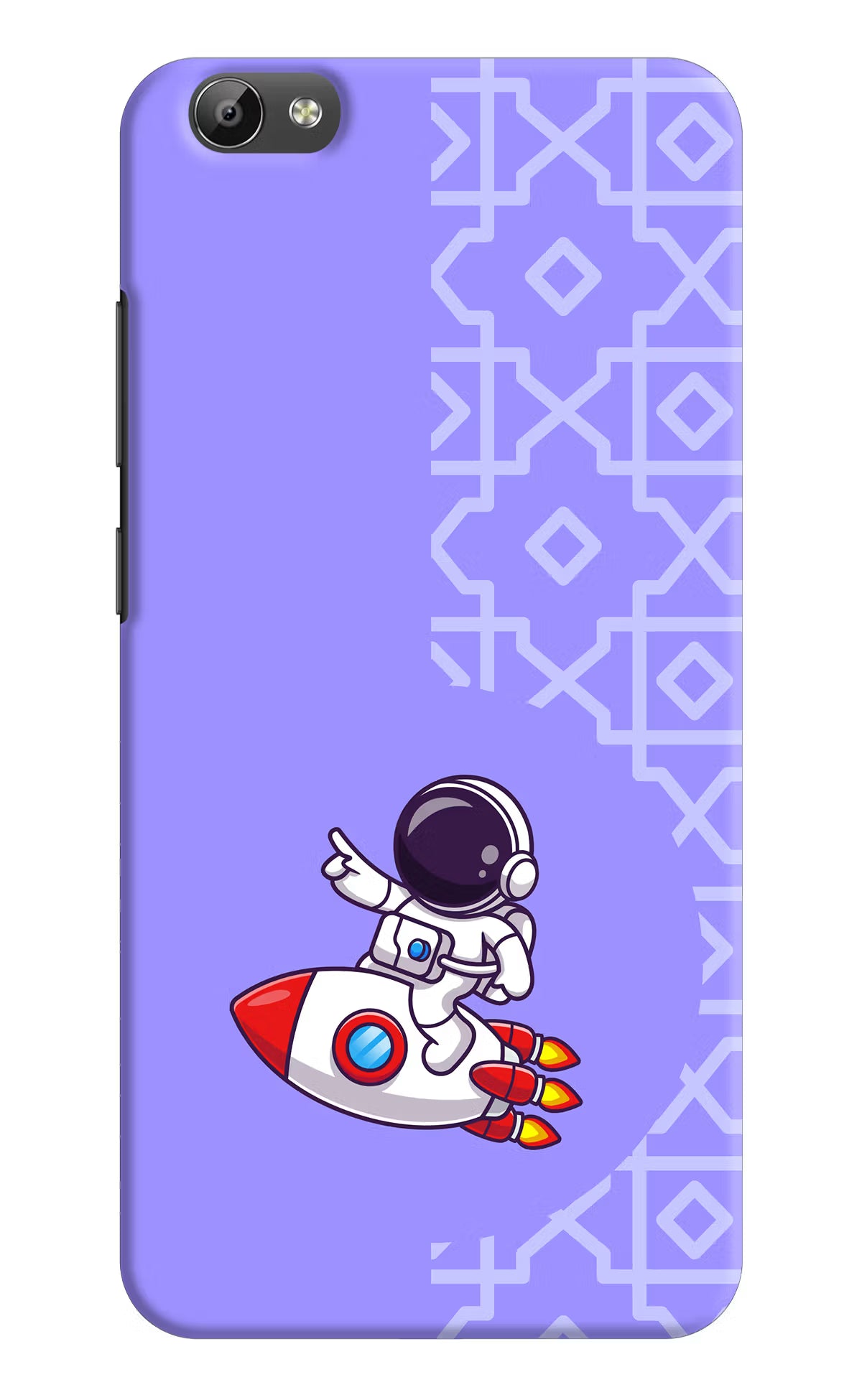 Cute Astronaut Vivo Y66 Back Cover - Cute Astronaut Vivo Y66 Hard Case Back Cover by Casekaro Cute Astronaut Vivo Y66 Hard Case Back Cover by Casekaro