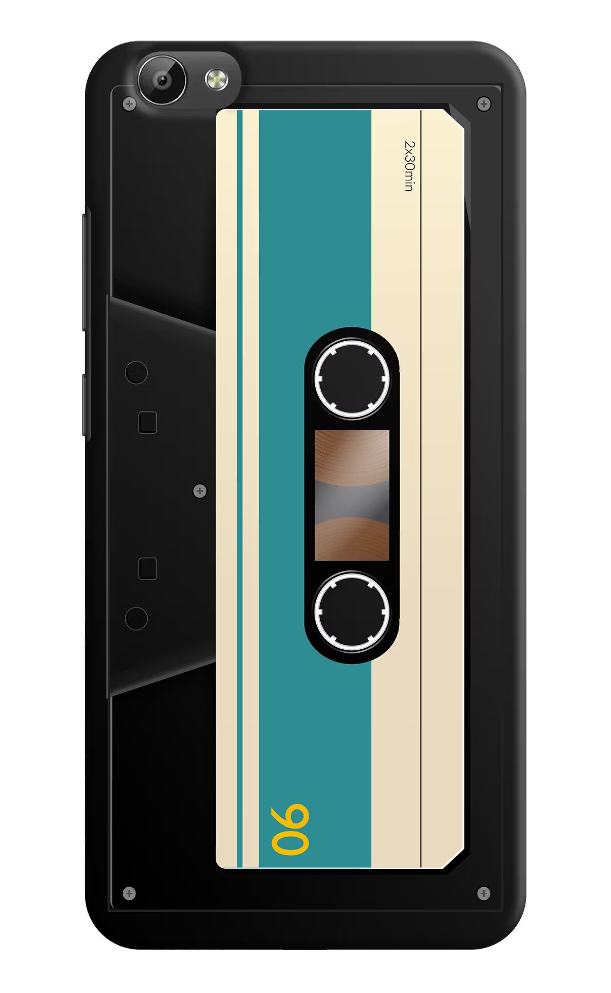 Cassette Vivo Y66 Back Cover - Cassette Vivo Y66 Hard Case Back Cover by Casekaro Cassette Vivo Y66 Hard Case Back Cover by Casekaro