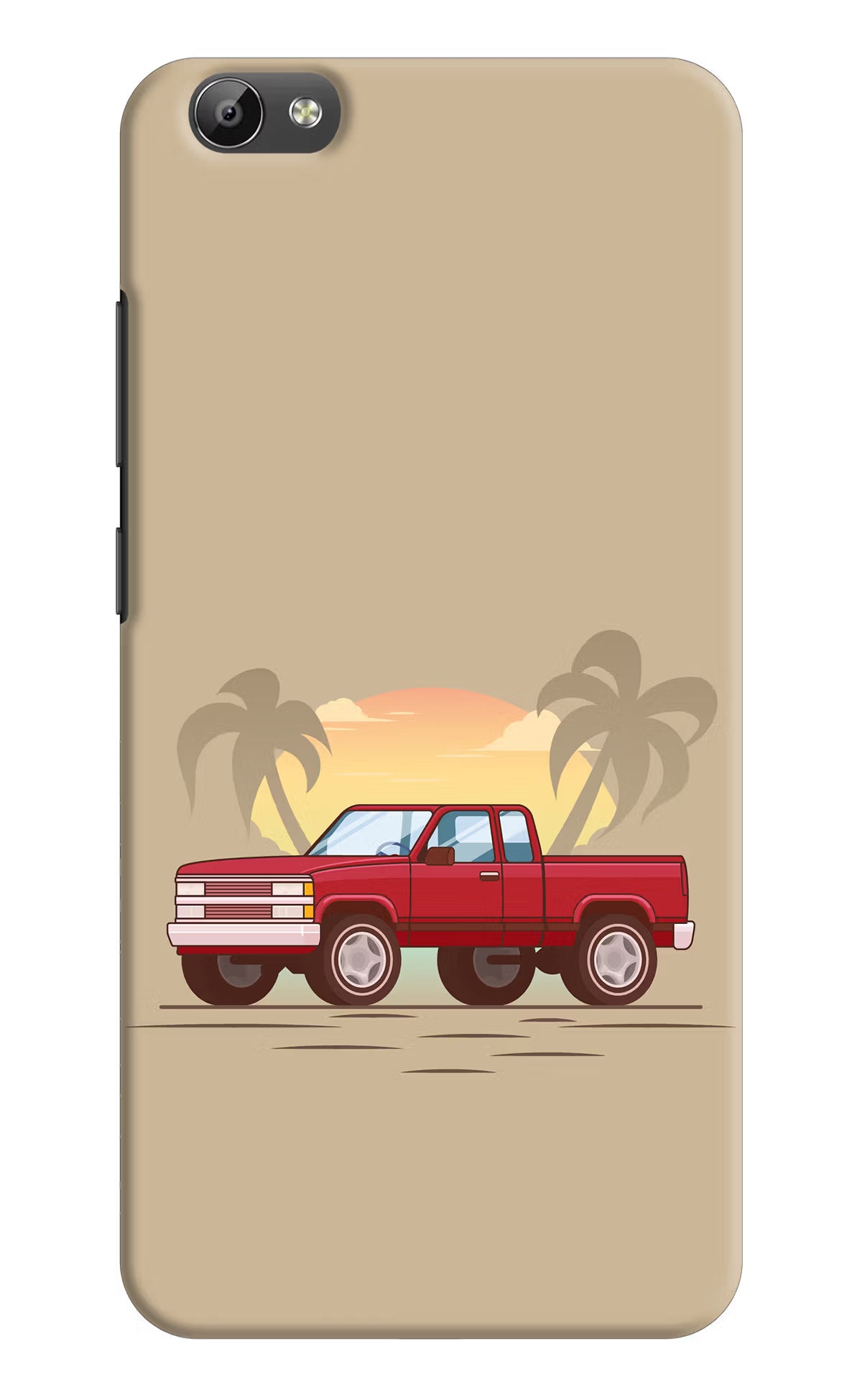 Desert Classic Drive Vivo Y66 Back Cover - Desert Classic Drive Vivo Y66 Hard Case Back Cover by Casekaro Desert Classic Drive Vivo Y66 Hard Case Back Cover by Casekaro