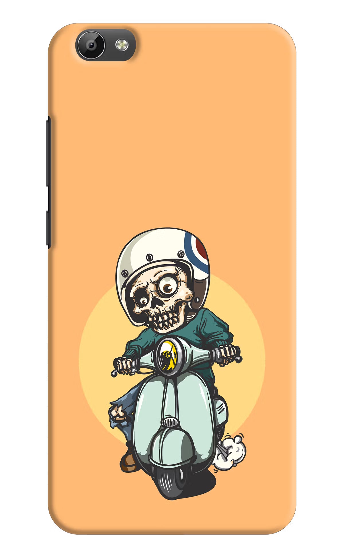 Undead Biker Vivo Y66 Back Cover - Undead Biker Vivo Y66 Hard Case Back Cover by Casekaro Undead Biker Vivo Y66 Hard Case Back Cover by Casekaro