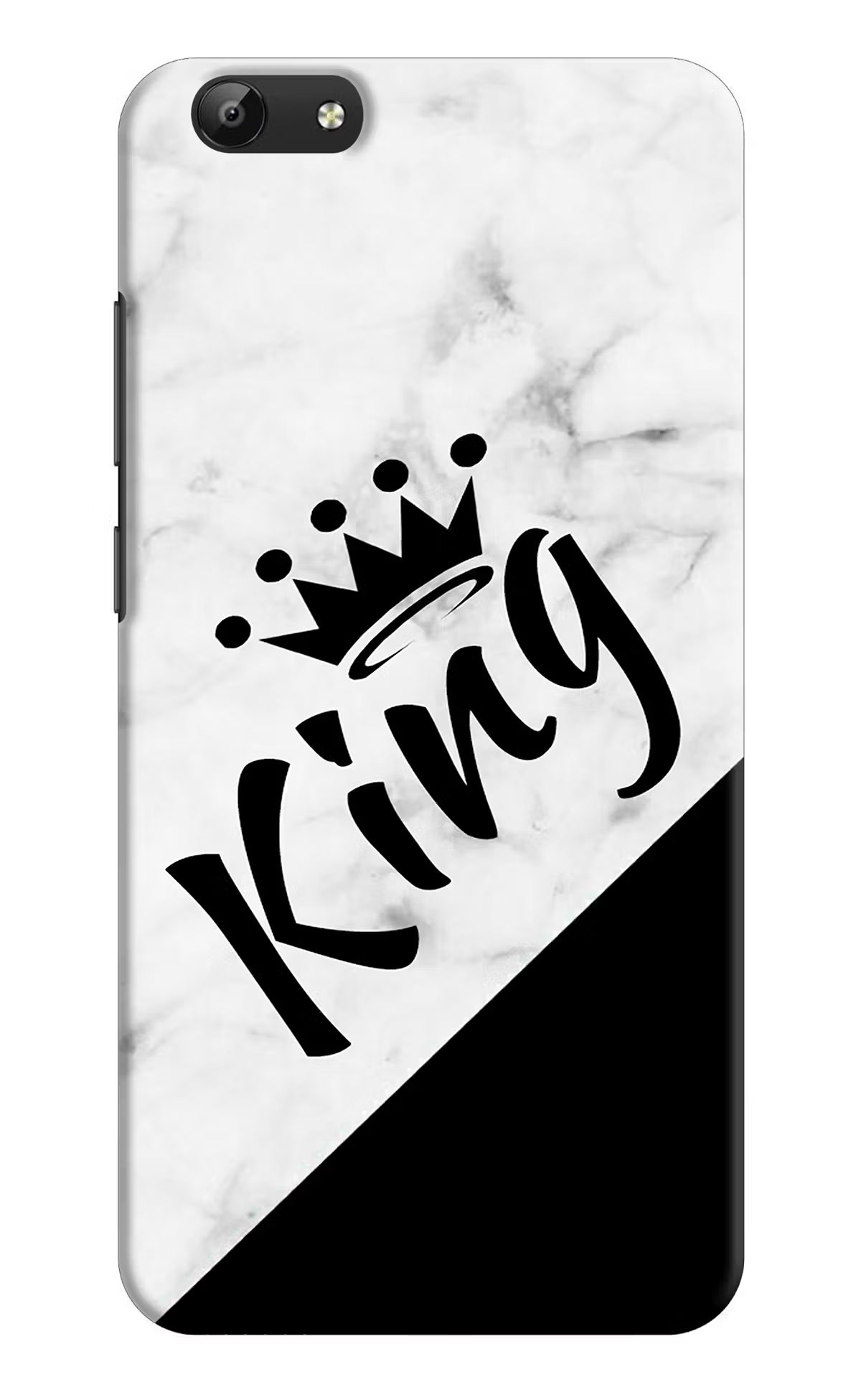 King Vivo Y69 Back Cover - King Vivo Y69 Hard Case Back Cover by Casekaro King Vivo Y69 Hard Case Back Cover by Casekaro