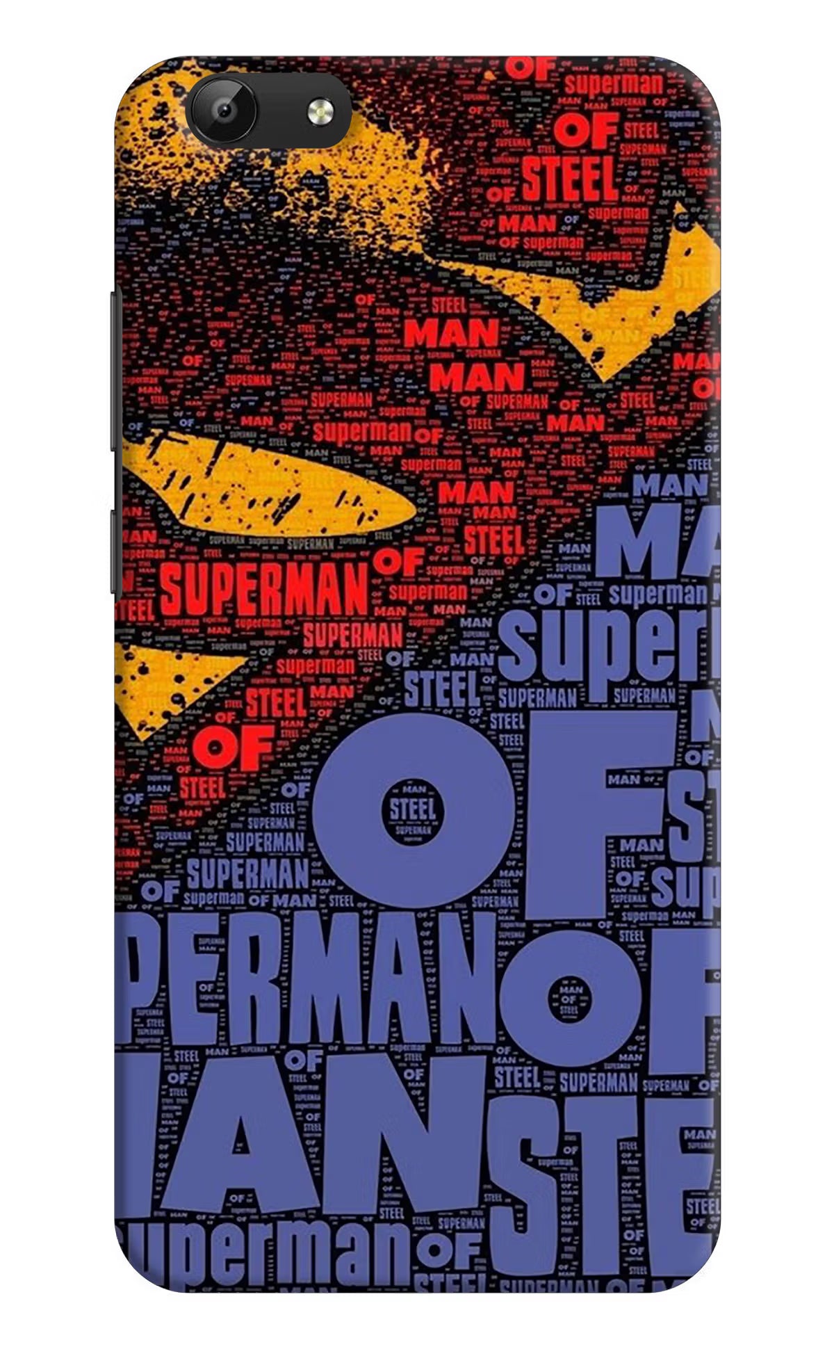 Superman Vivo Y69 Back Cover - Superman Vivo Y69 Hard Case Back Cover by Casekaro Superman Vivo Y69 Hard Case Back Cover by Casekaro