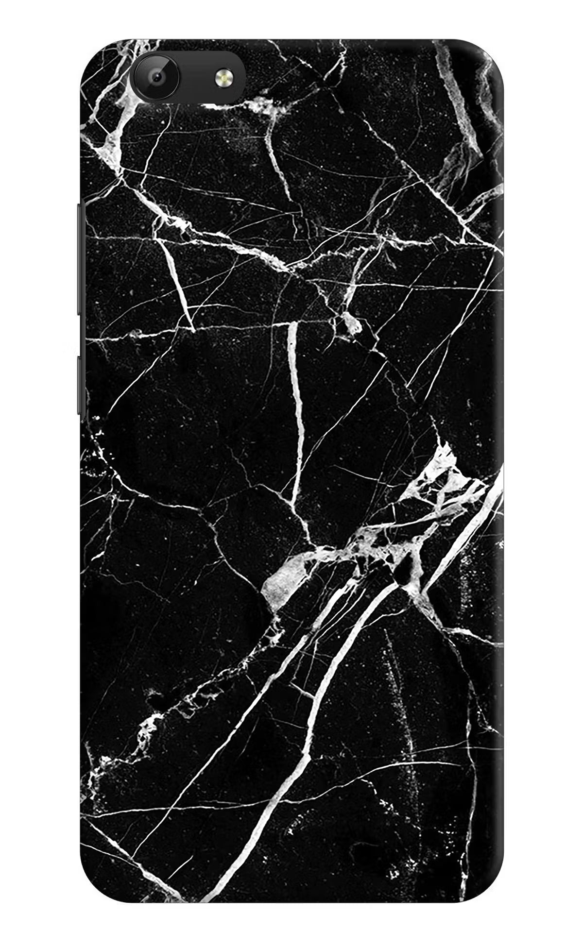 Black Marble Pattern Vivo Y69 Back Cover - Black Marble Pattern Vivo Y69 Hard Case Back Cover by Casekaro Black Marble Pattern Vivo Y69 Hard Case Back Cover by Casekaro