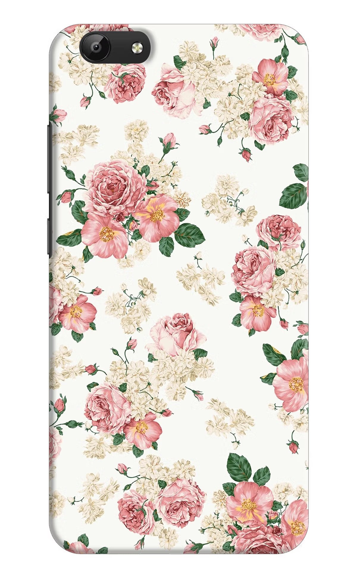 Flowers Vivo Y69 Back Cover - Flowers Vivo Y69 Hard Case Back Cover by Casekaro Flowers Vivo Y69 Hard Case Back Cover by Casekaro