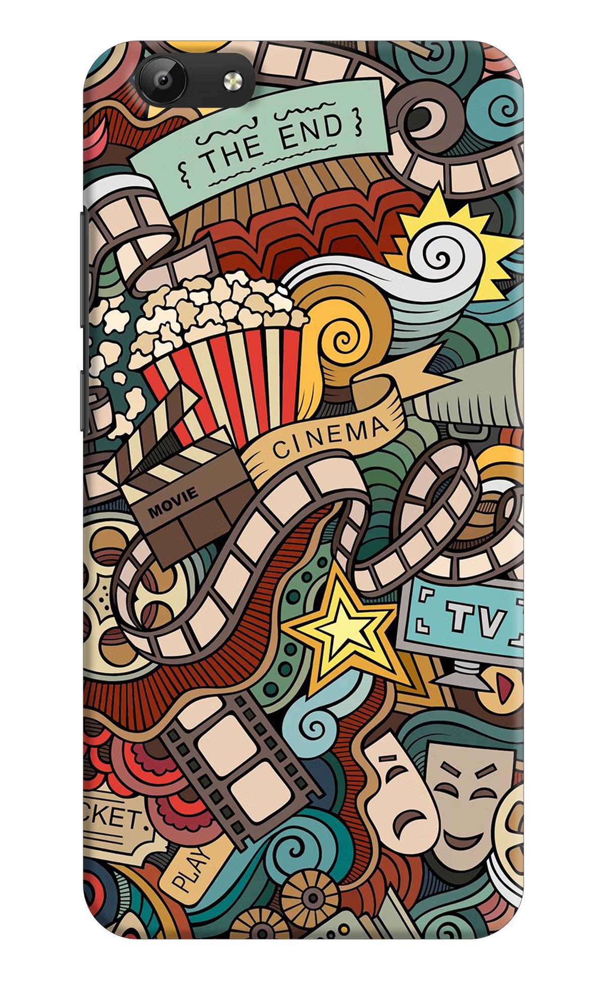 Cinema Abstract Vivo Y69 Back Cover - Cinema Abstract Vivo Y69 Hard Case Back Cover by Casekaro Cinema Abstract Vivo Y69 Hard Case Back Cover by Casekaro