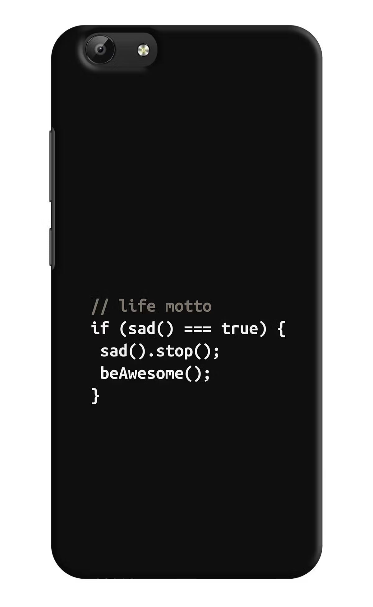 Life Motto Code Vivo Y69 Back Cover - Life Motto Code Vivo Y69 Hard Case Back Cover by Casekaro Life Motto Code Vivo Y69 Hard Case Back Cover by Casekaro