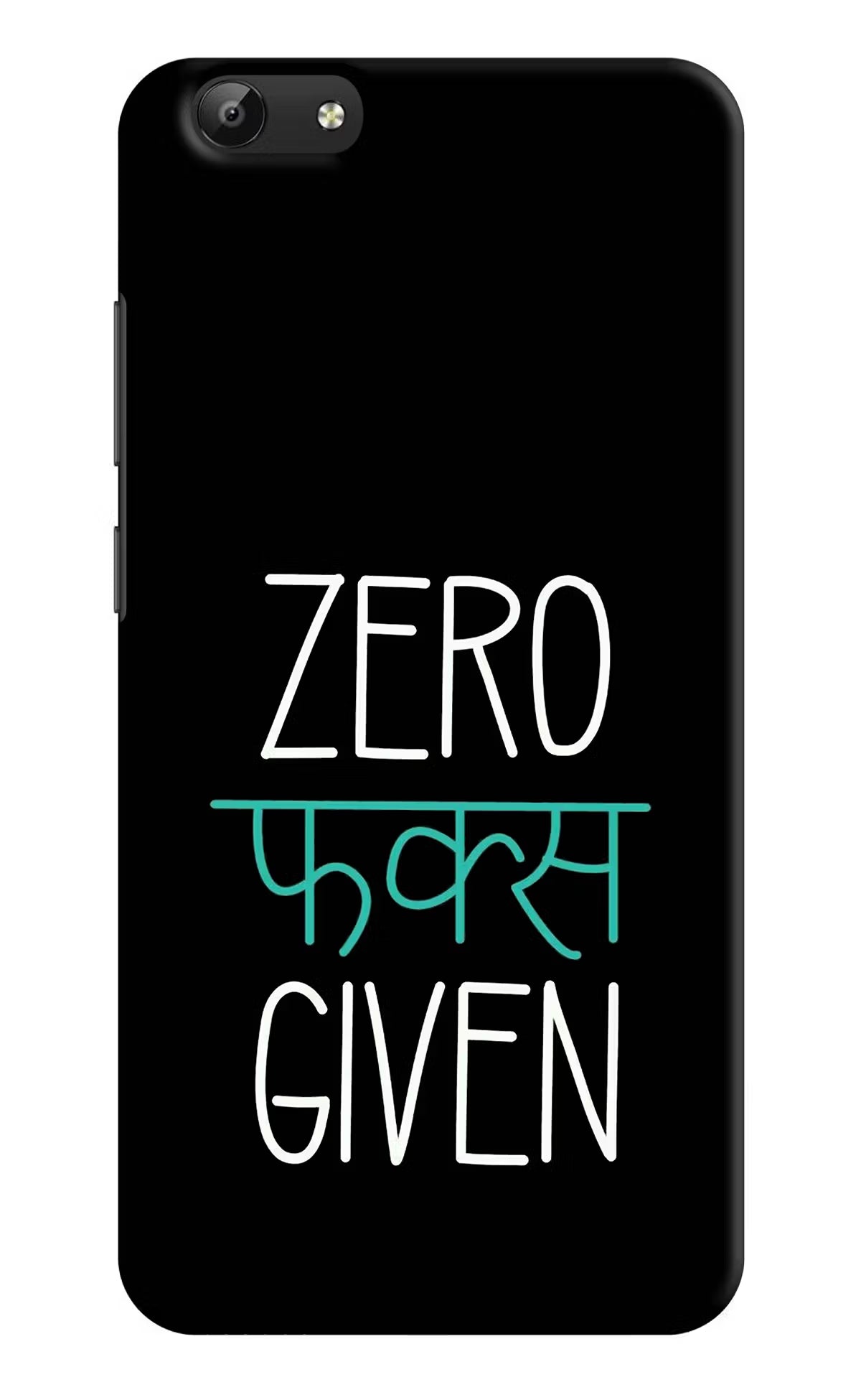 Zero Fucks Given Vivo Y69 Back Cover - Zero Fucks Given Vivo Y69 Hard Case Back Cover by Casekaro Zero Fucks Given Vivo Y69 Hard Case Back Cover by Casekaro