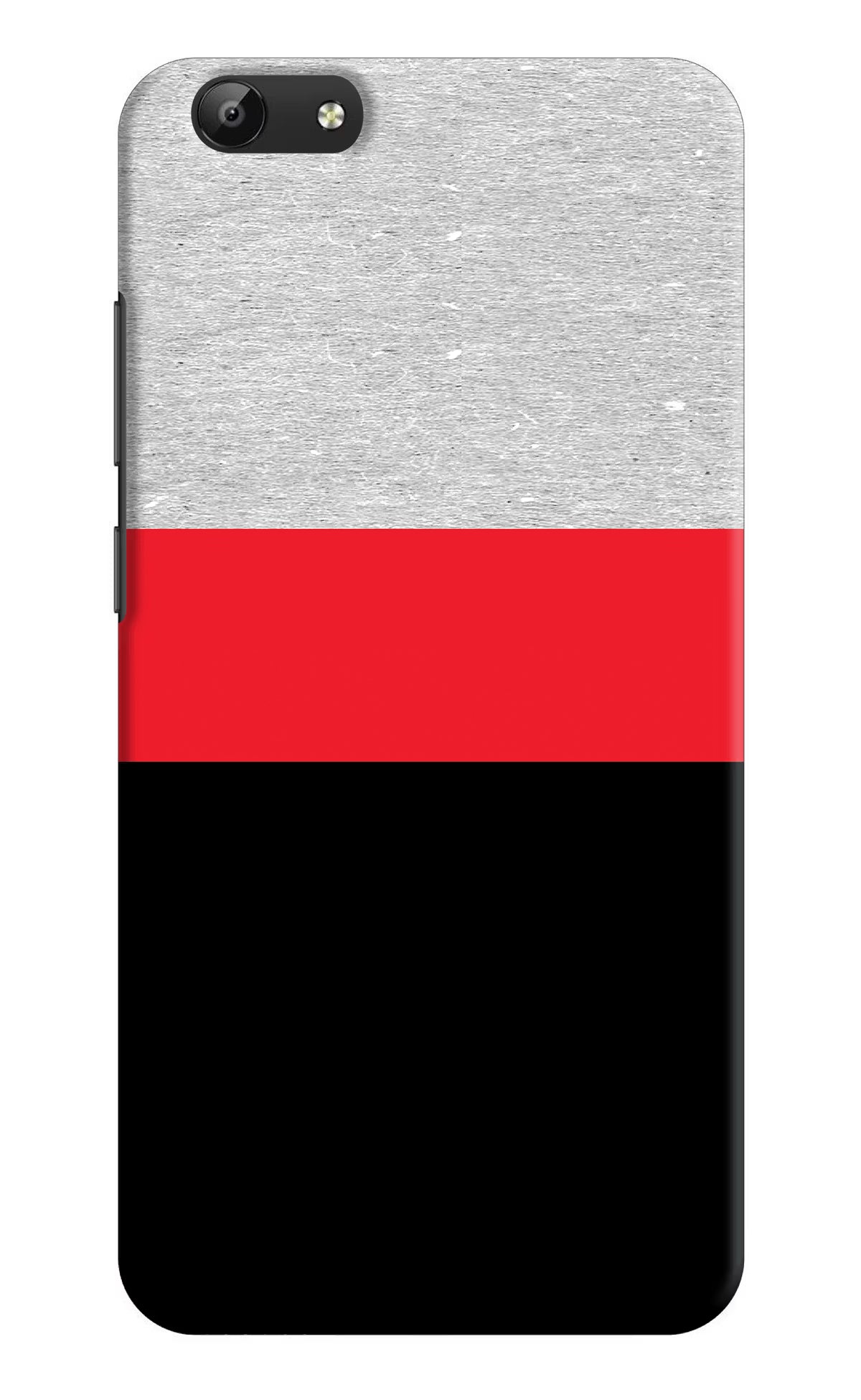 Tri Color Pattern Vivo Y69 Back Cover - Tri Color Pattern Vivo Y69 Hard Case Back Cover by Casekaro Tri Color Pattern Vivo Y69 Hard Case Back Cover by Casekaro