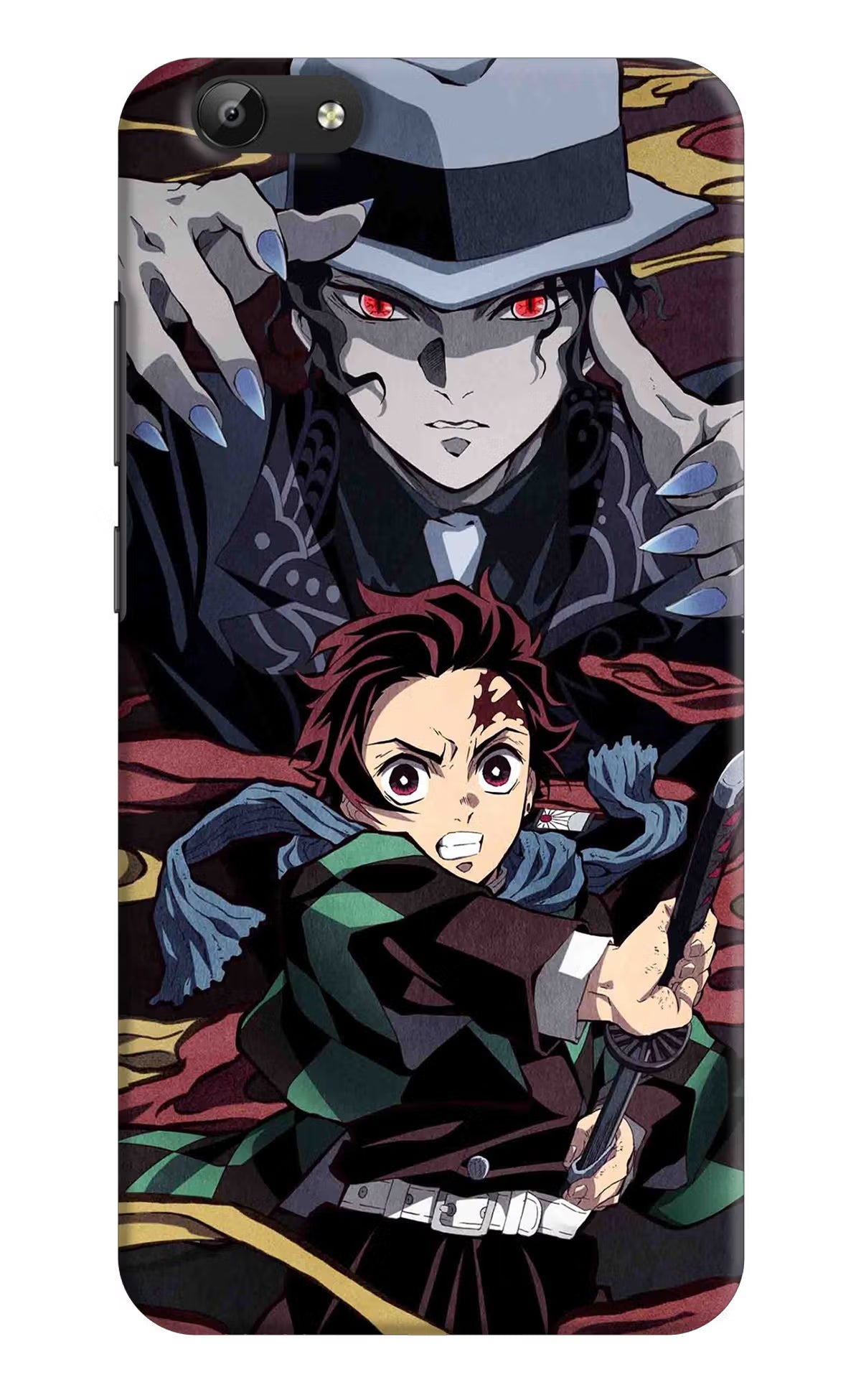 Demon Slayer Vivo Y69 Back Cover - Demon Slayer Vivo Y69 Hard Case Back Cover by Casekaro Demon Slayer Vivo Y69 Hard Case Back Cover by Casekaro
